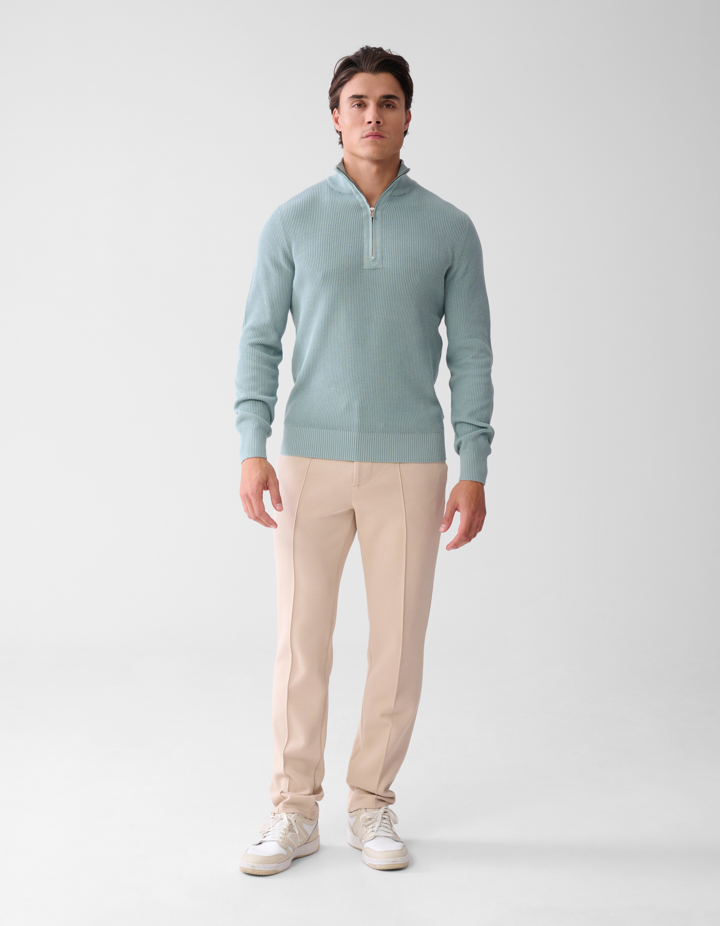 Piqué-Hose Beige SHOEBY MEN