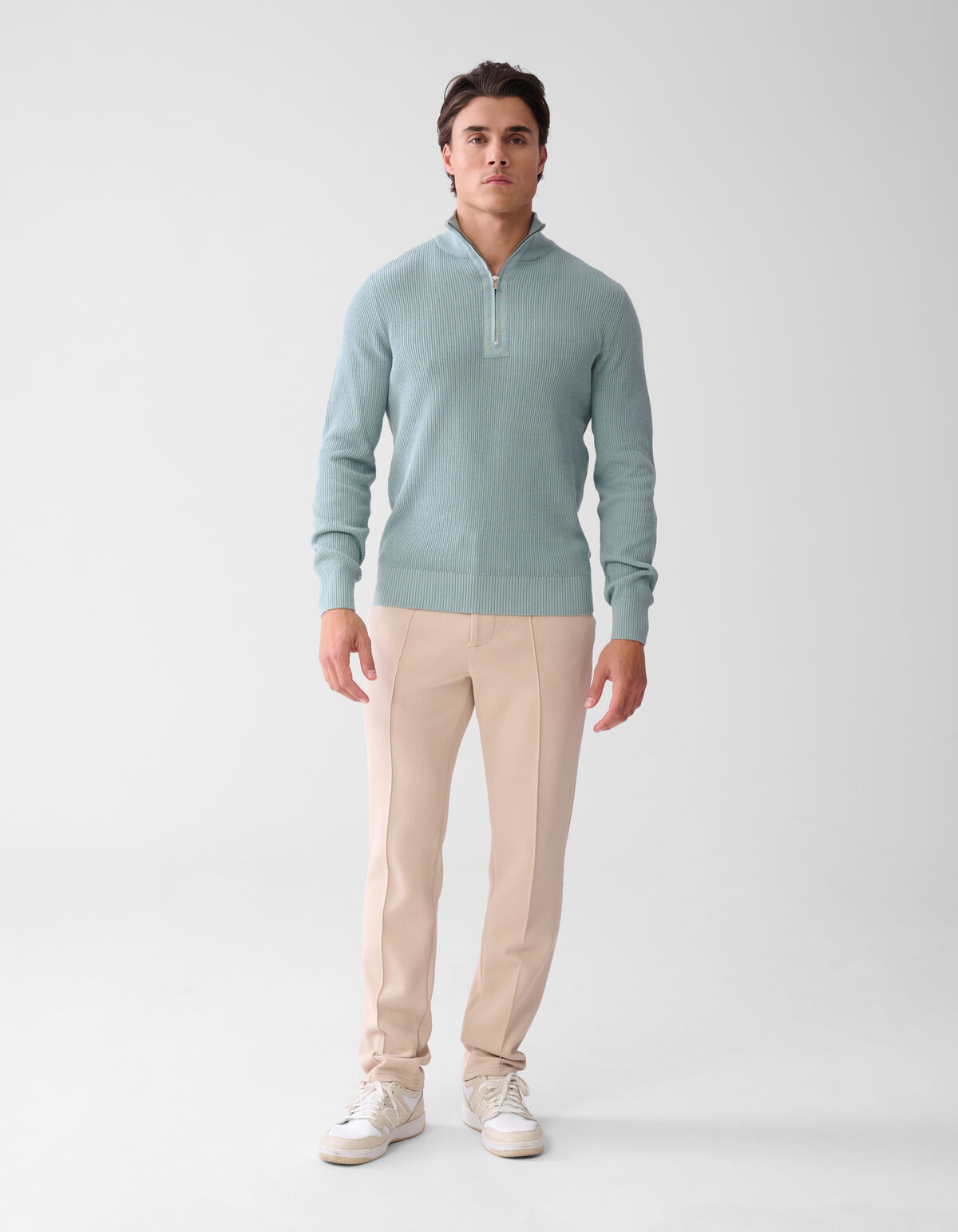 Piqué-Hose Beige SHOEBY MEN