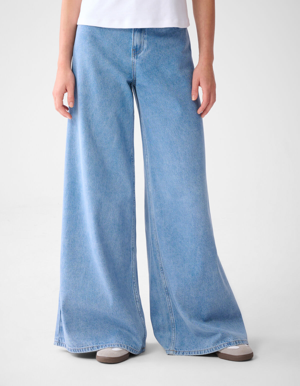 Ultra Wide Leg Fit Jeans Blau von Lonneke SHOEBY WOMEN