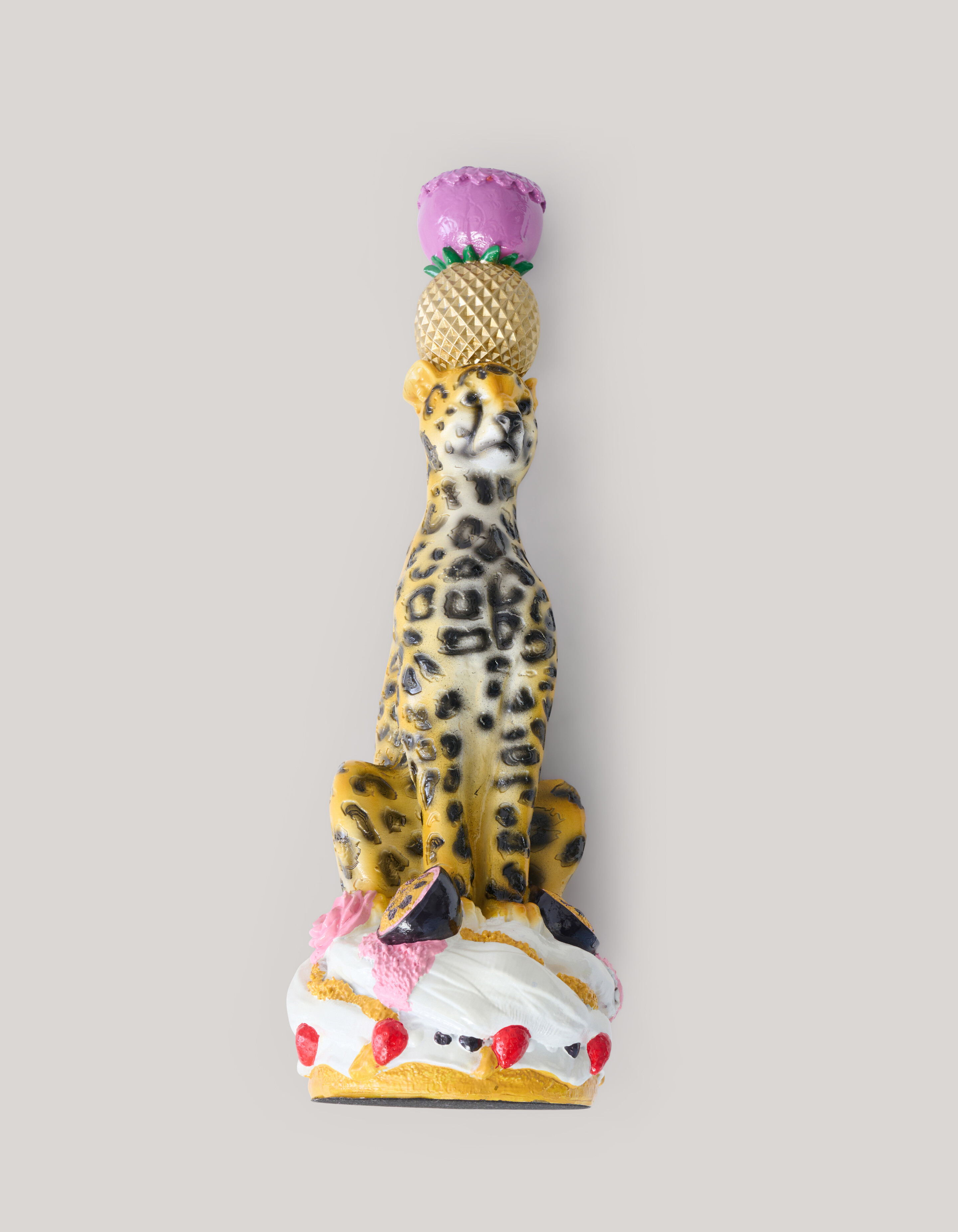Leopard Kerzenleuchter Rosa von Fred SHOEBY ACCESSOIRES