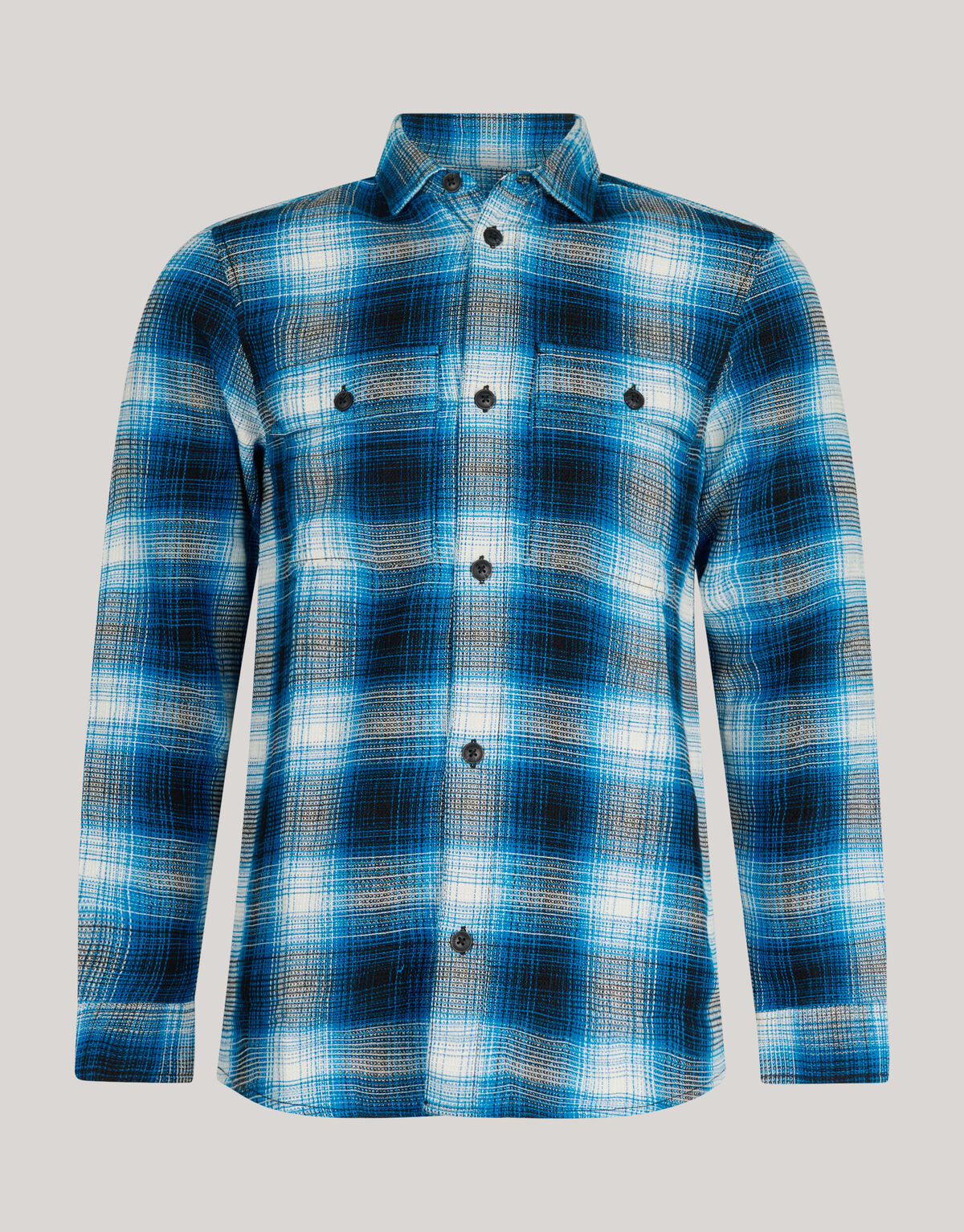 Kariertes Hemd Dunkelblau SHOEBY MEN