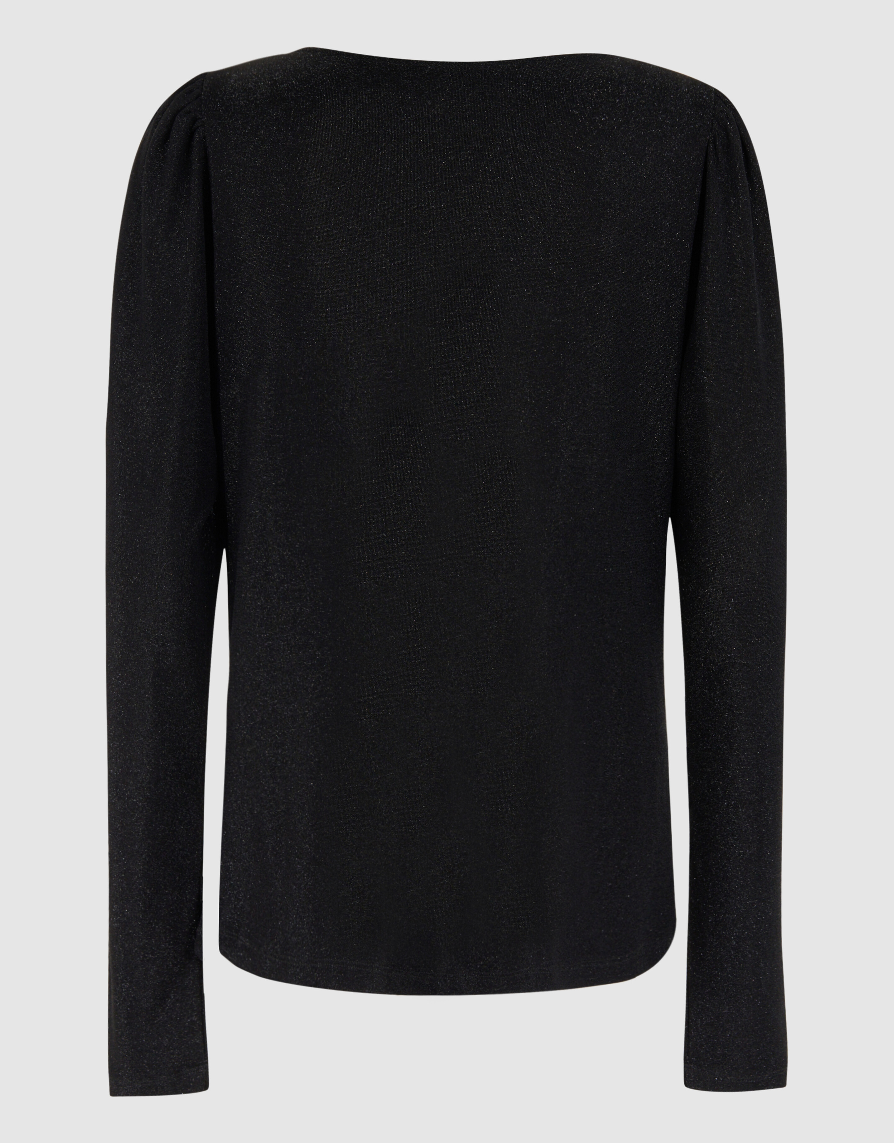 Glitzer Drapierungsbluse Schwarz SHOEBY WOMEN