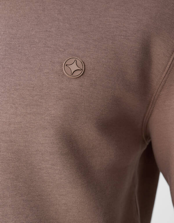 Abzeichen Pullover Hellbraun SHOEBY MEN