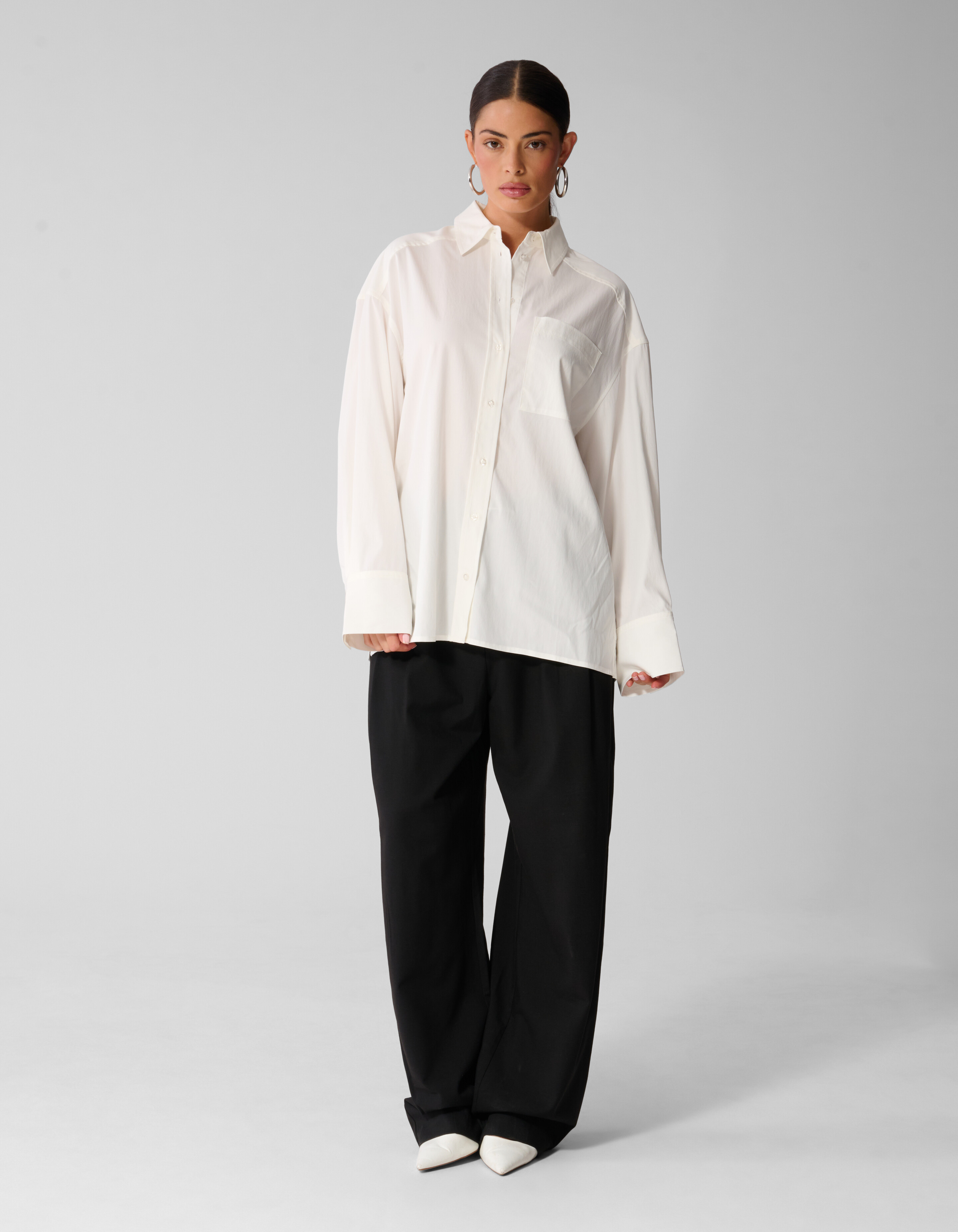 Oversized Bluse Wei&szlig; By Anna SHOEBY WOMEN