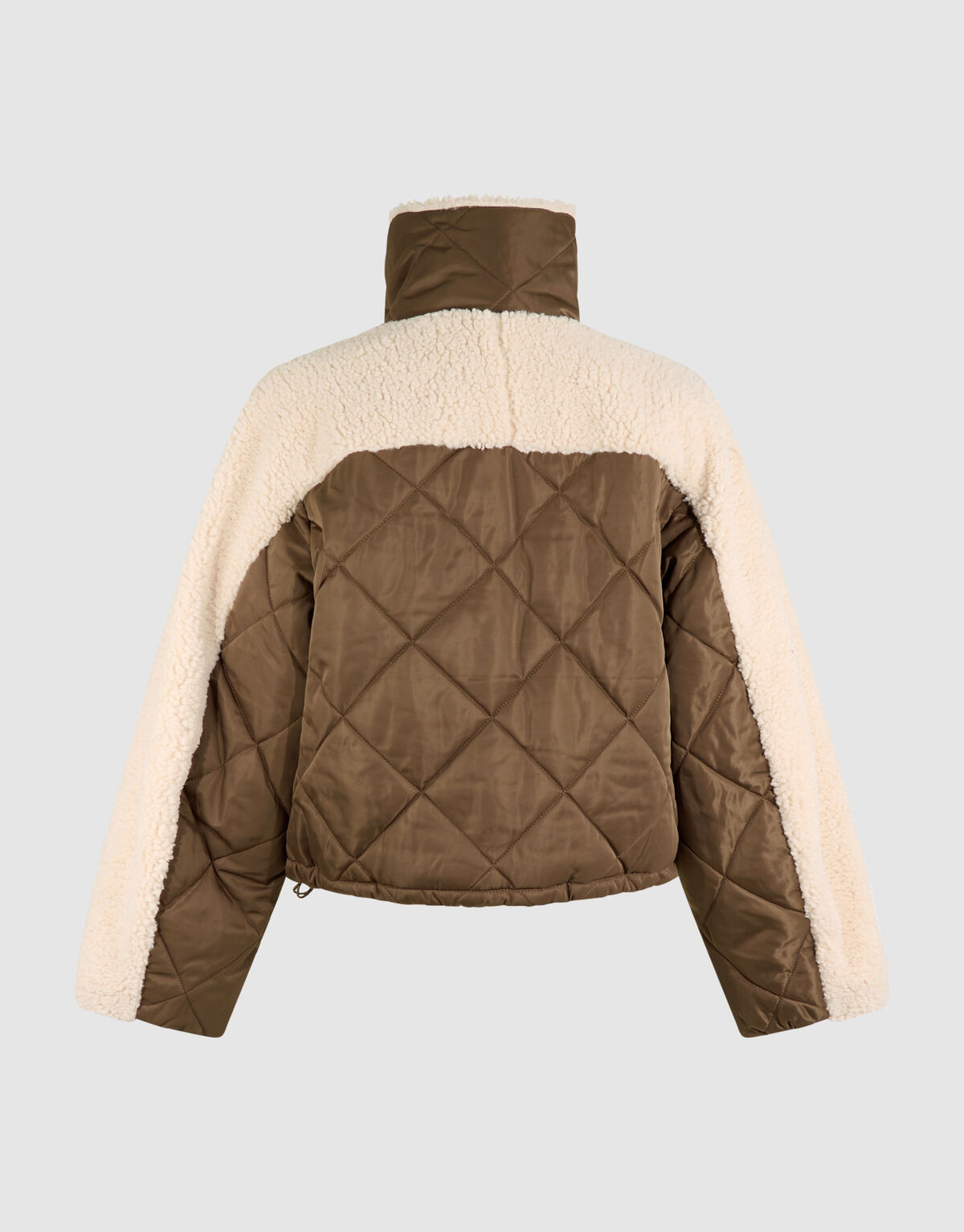 Weiche wattierte Jacke Braun/Beige SHOEBY WOMEN