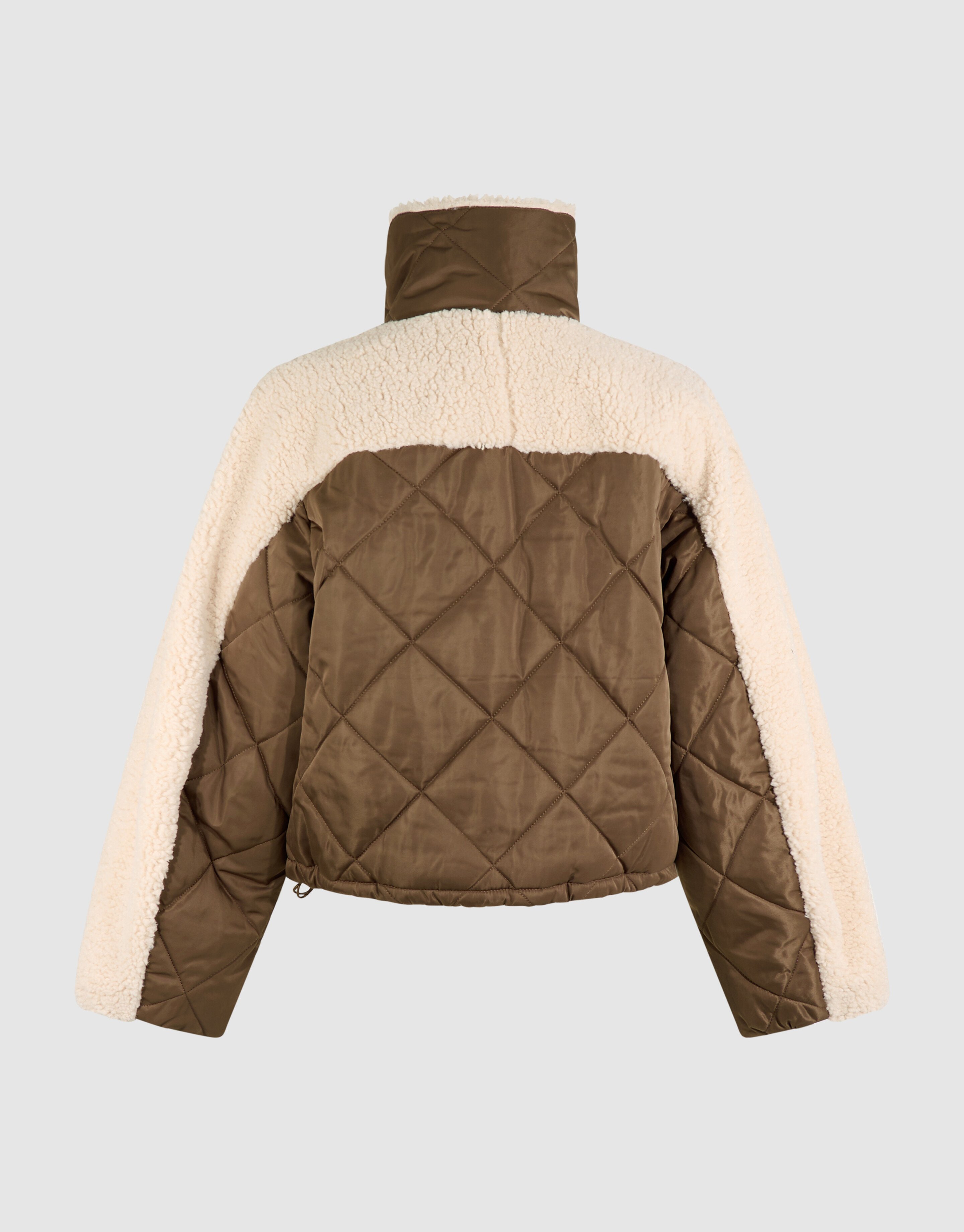 Weiche wattierte Jacke Braun/Beige SHOEBY WOMEN