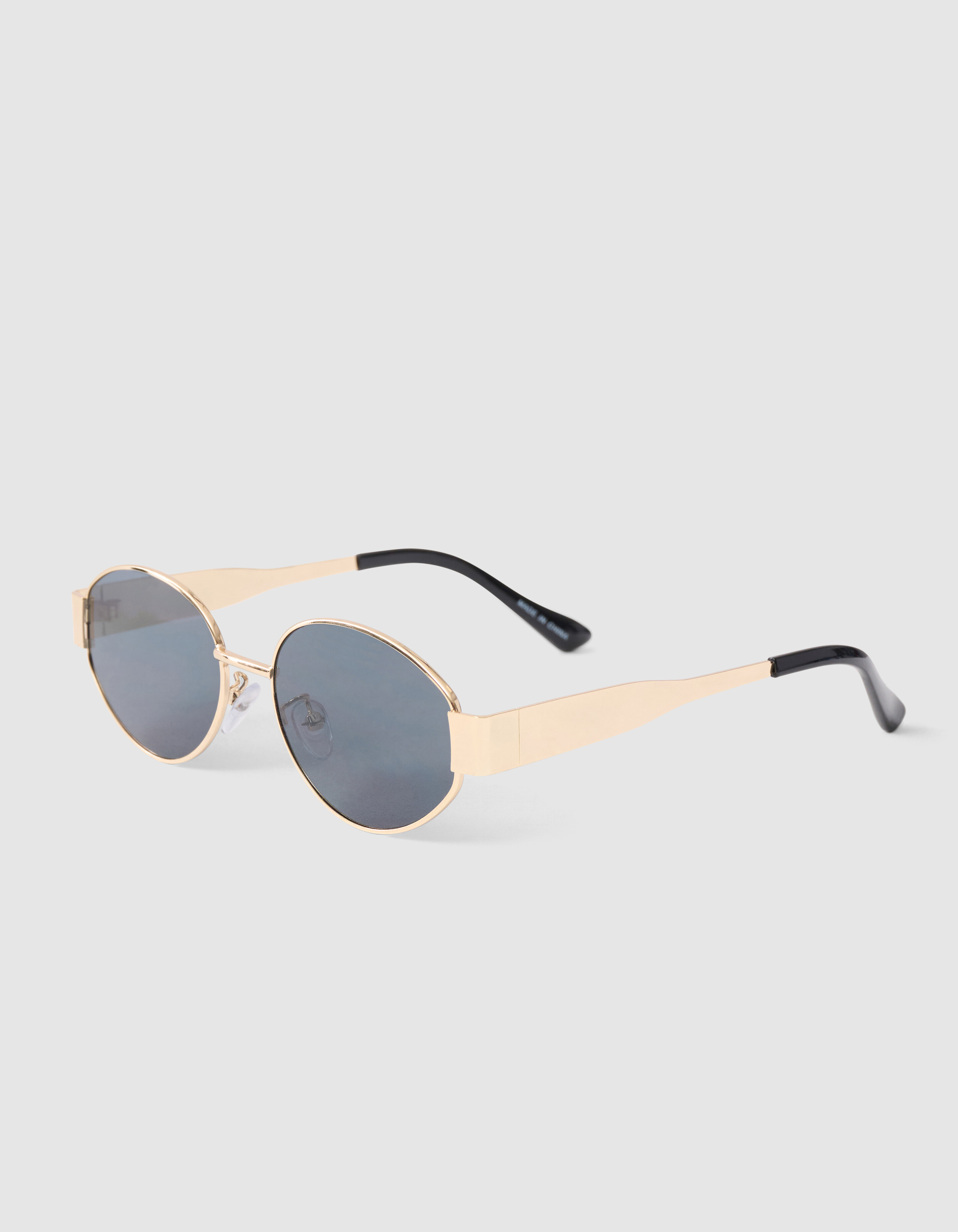 Metallische Sonnenbrille Schwarz SHOEBY ACCESSOIRES