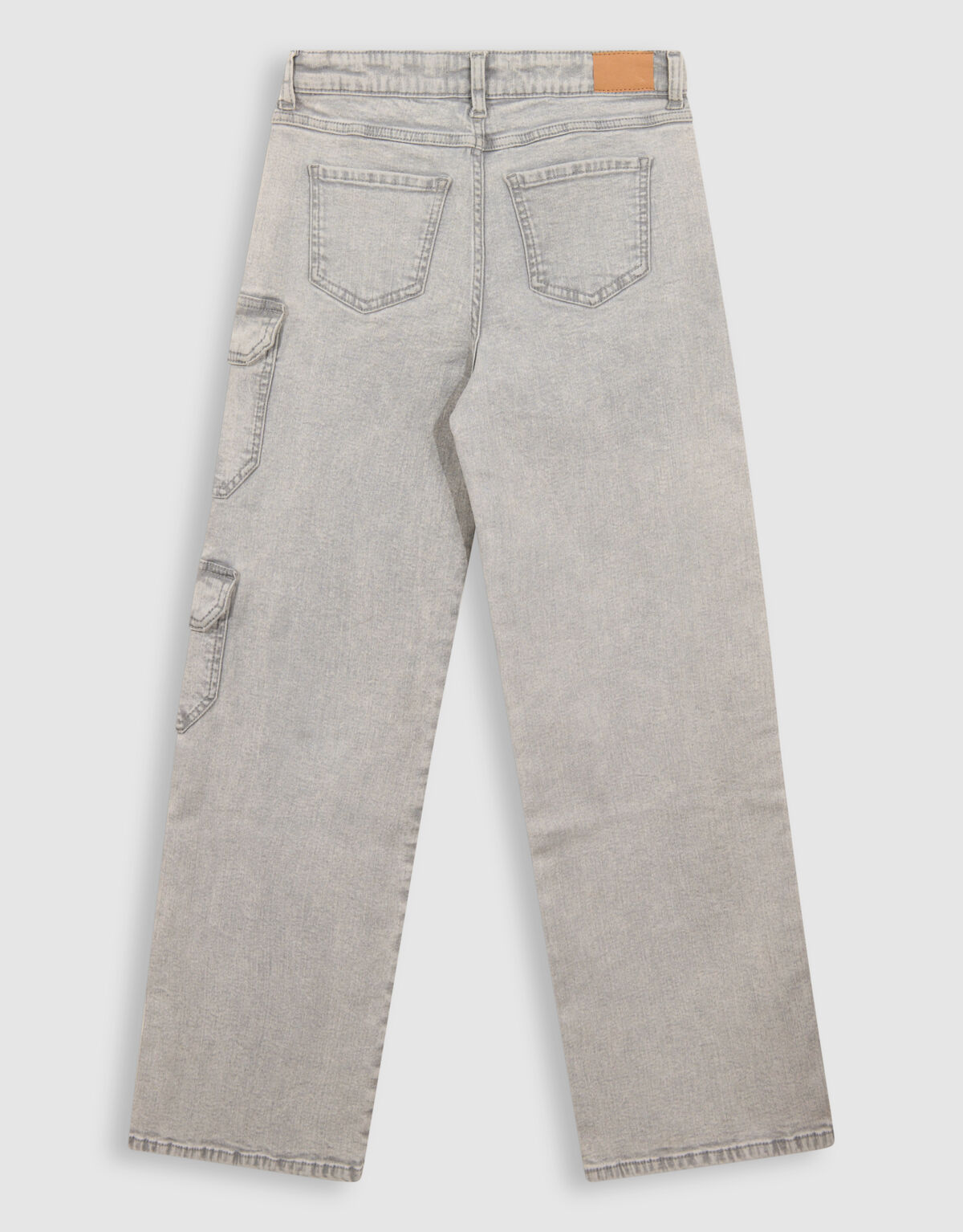 Pocket Straight Fit Jeans Grijs SHOEBY GIRLS