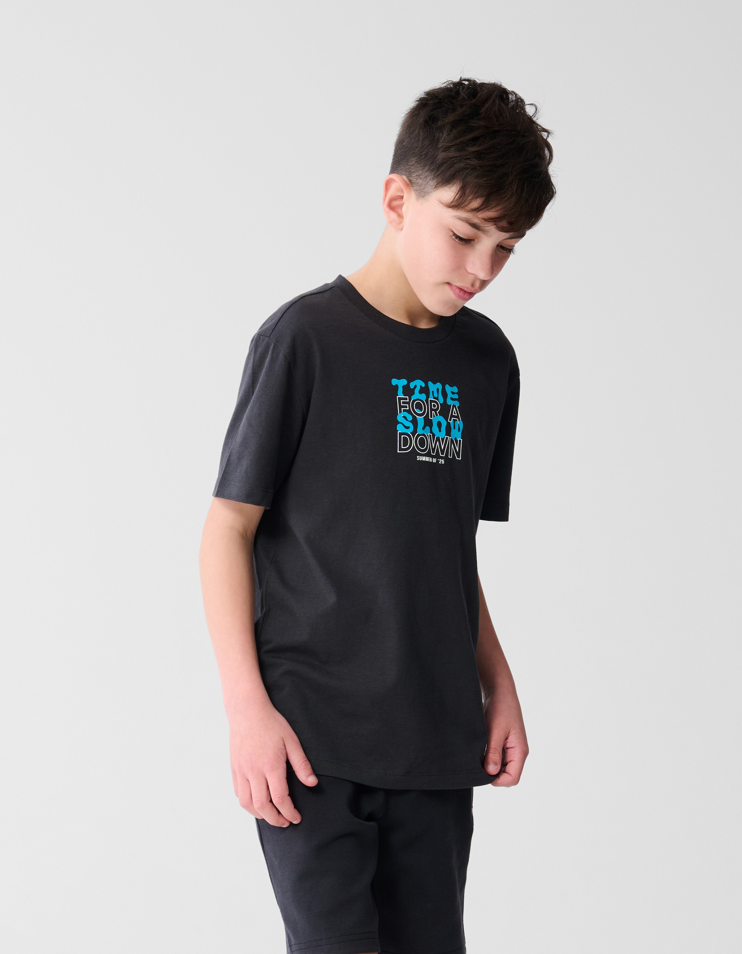 Artwork T-shirt Schwarz SHOEBY BOYS