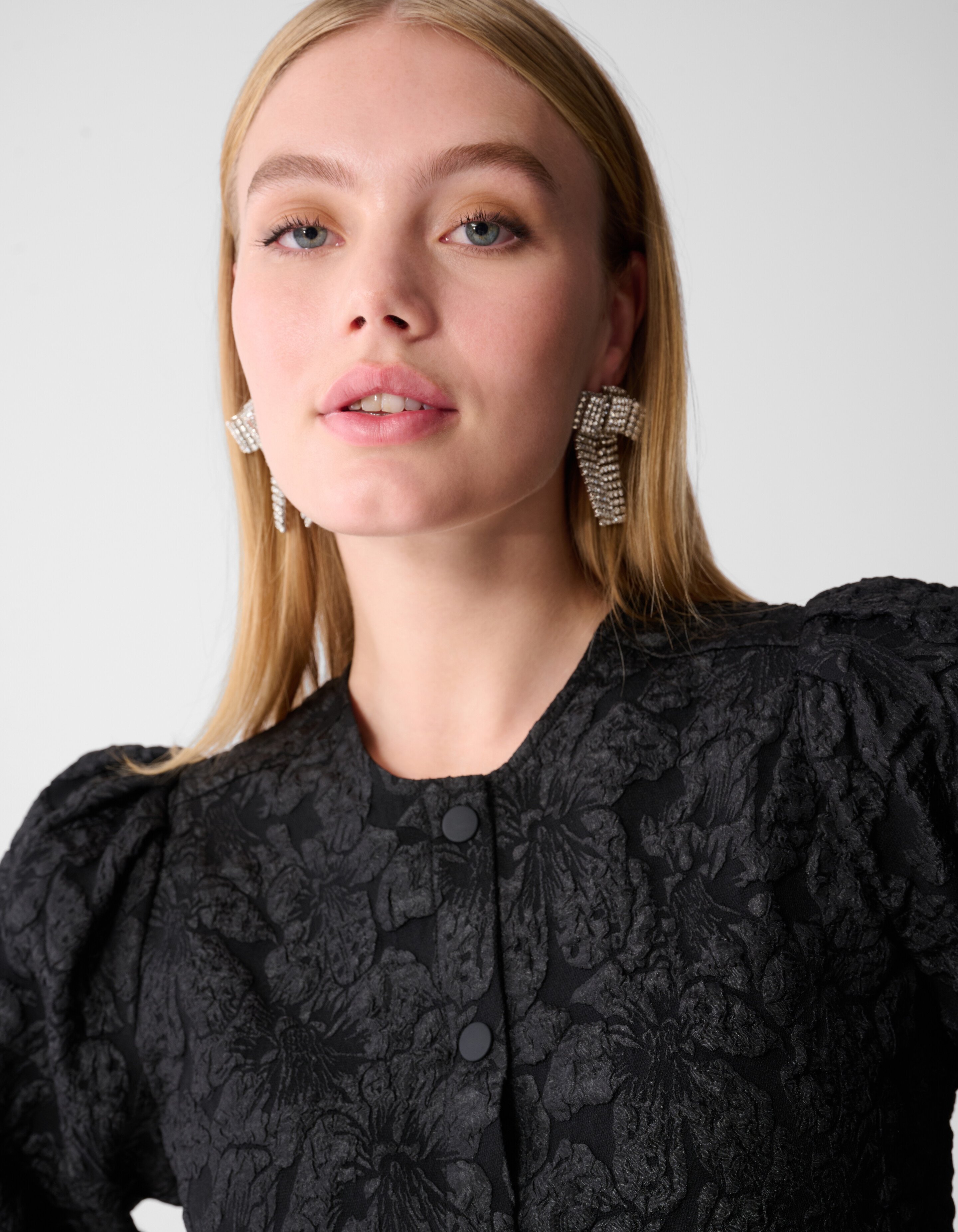 Puff Jacquard Jacke Schwarz SHOEBY WOMEN