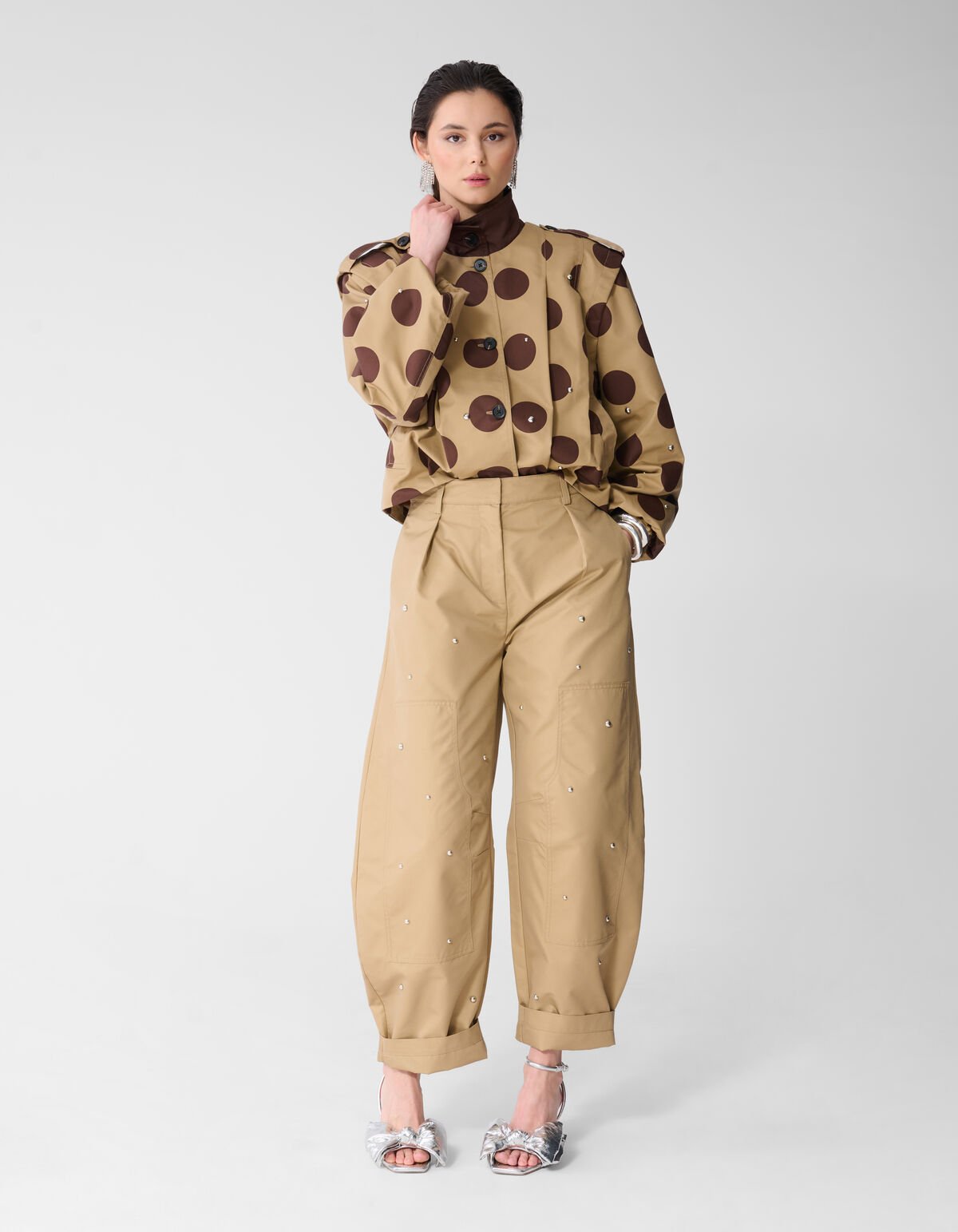 Studs Polkadot Jack Hellbraun SHOEBY WOMEN