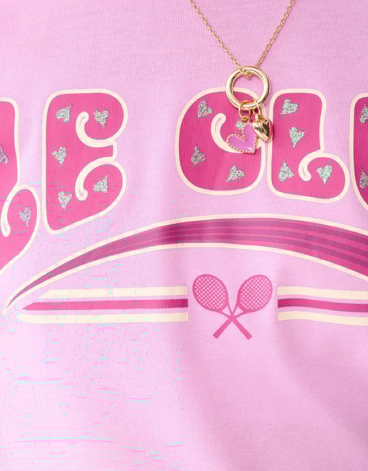 Glitter Club Artwork T-Shirt Hellrosa SHOEBY GIRLS