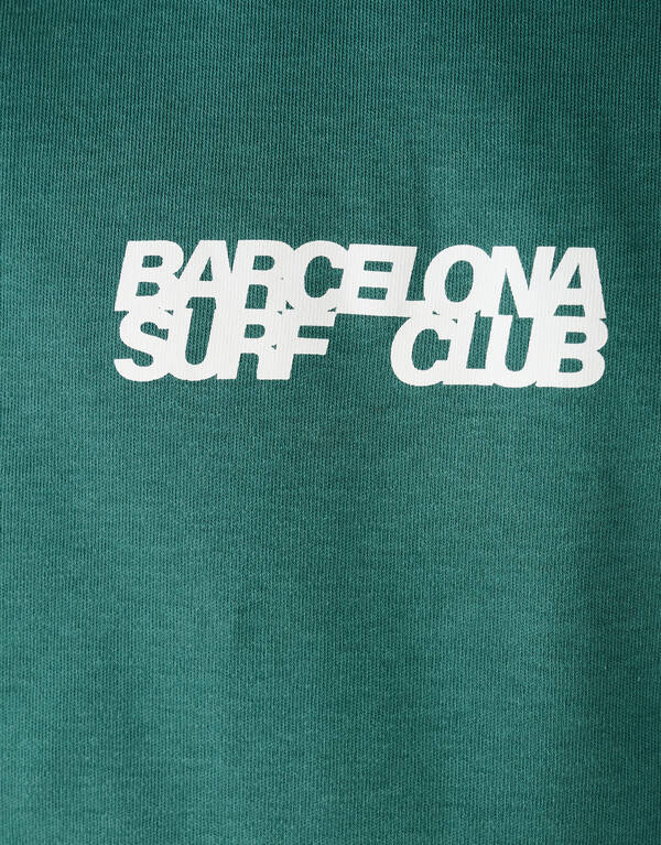 Surf Club Artwork T-Shirt Dunkelgr&uuml;n SHOEBY BOYS