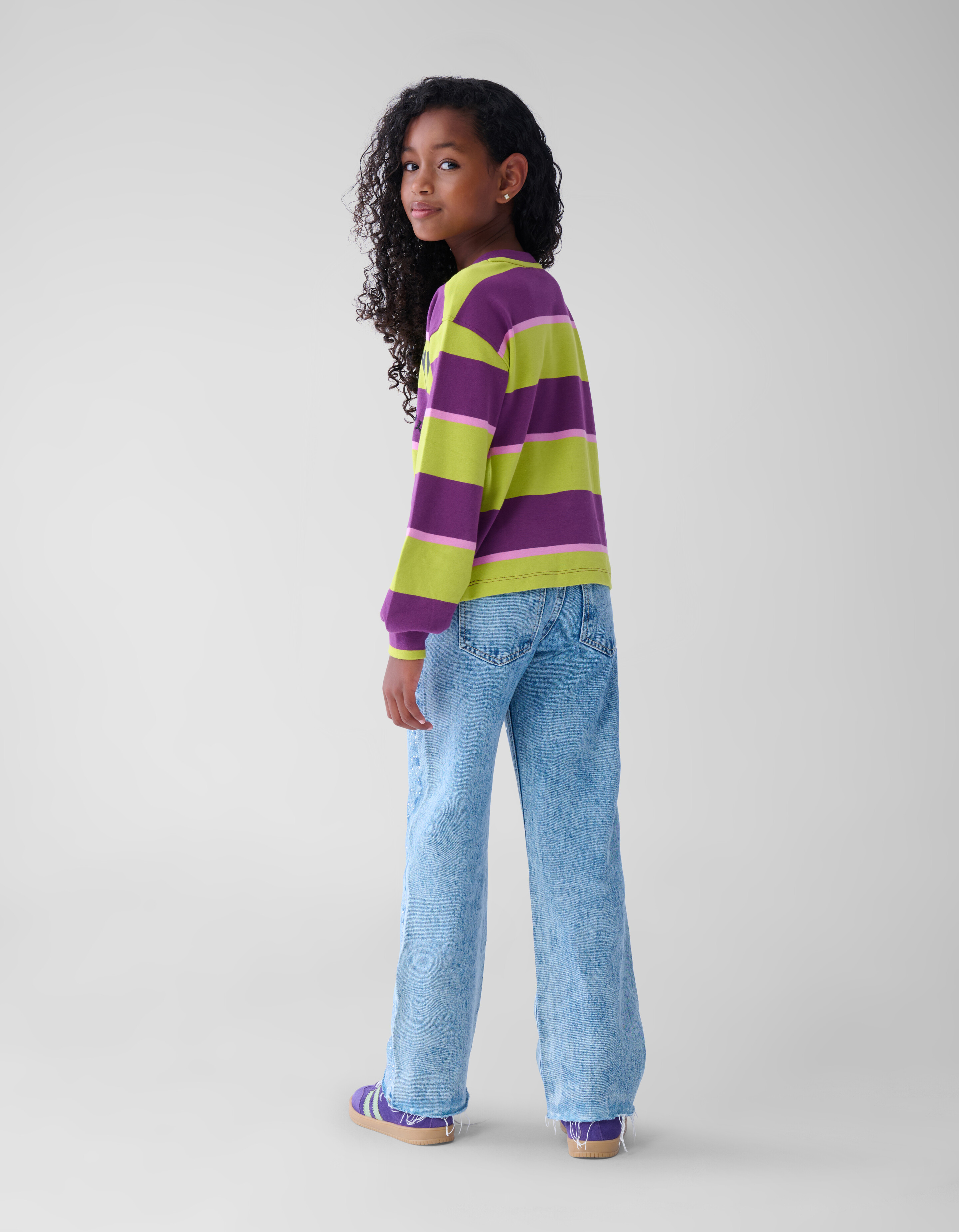 Streifentop Lila SHOEBY GIRLS