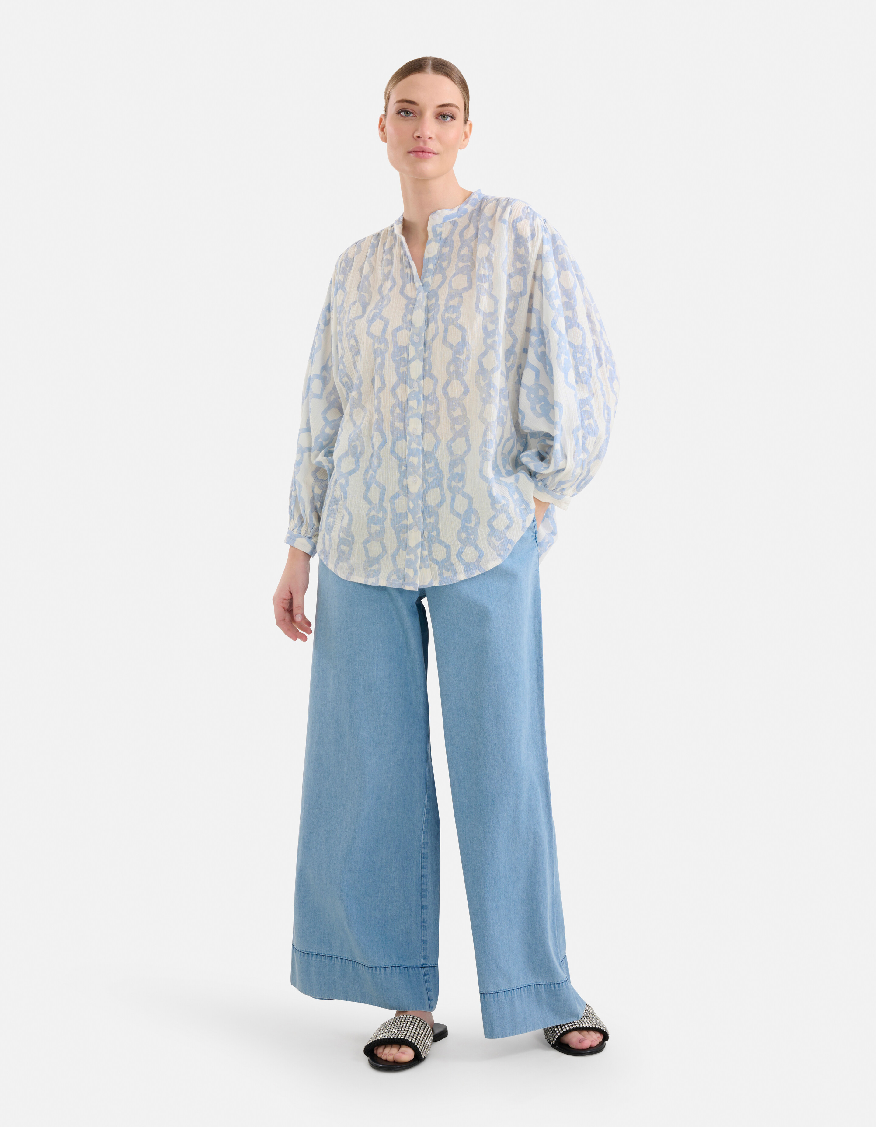Wasserdruck Bluse Off White By Mieke SHOEBY WOMEN