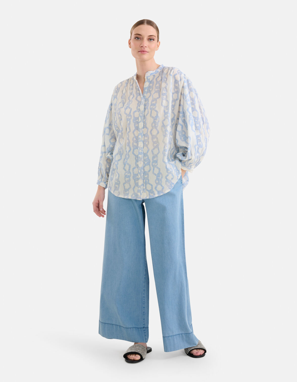 Wasserdruck Bluse Off White By Mieke SHOEBY WOMEN