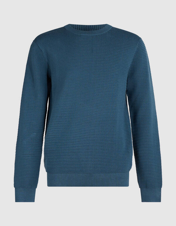 Gerippte Pullover Blau SHOEBY MEN