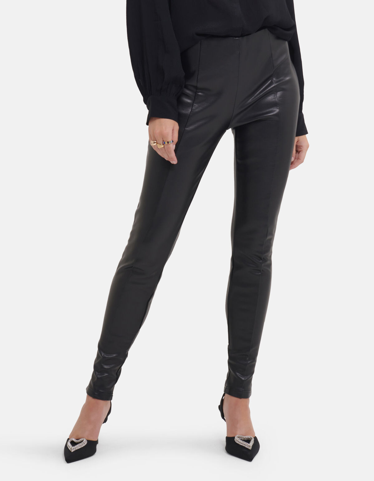 Vegane Lederhosen Schwarz SHOEBY WOMEN