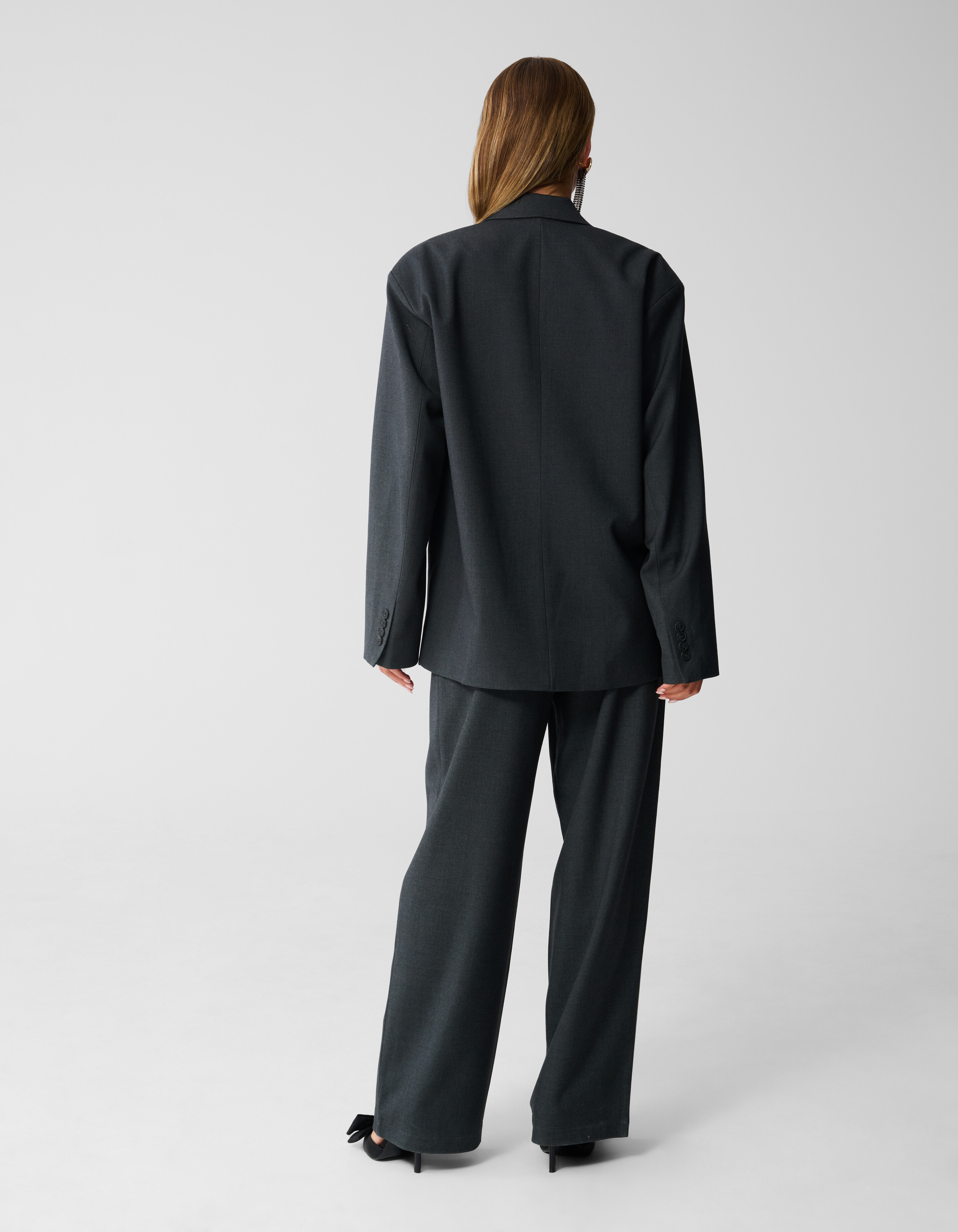 Übergroßer Blazer Dunkelgrau SHOEBY WOMEN