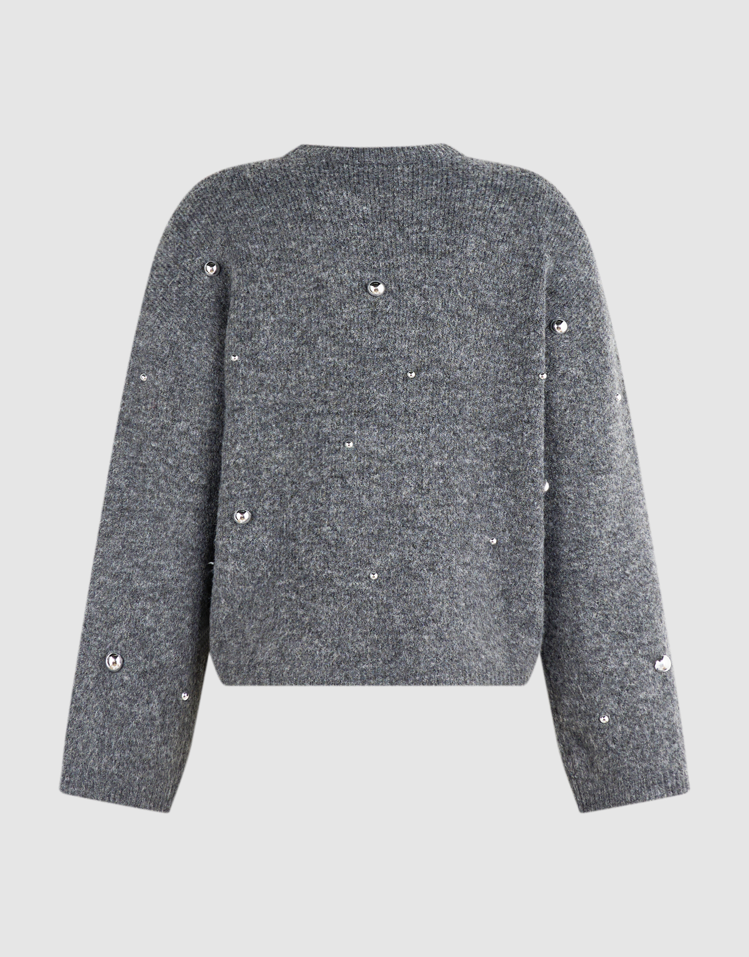 Stud Strickpullover grau SHOEBY WOMEN
