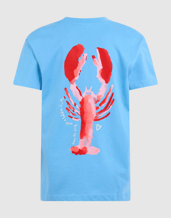 Cancer Artwork T-Shirt Hellblau SHOEBY GIRLS