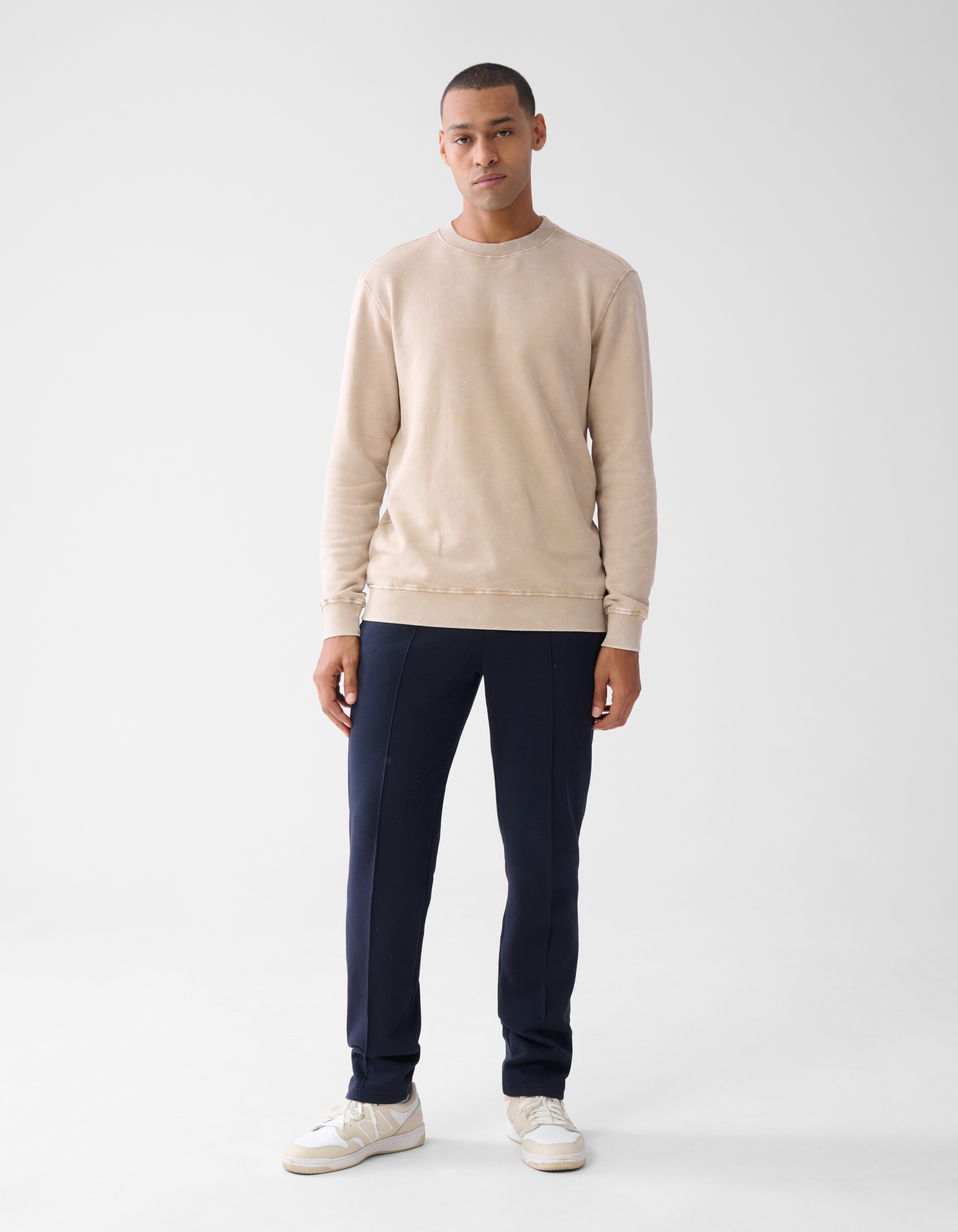Piqué Hose Dunkelblau SHOEBY MEN