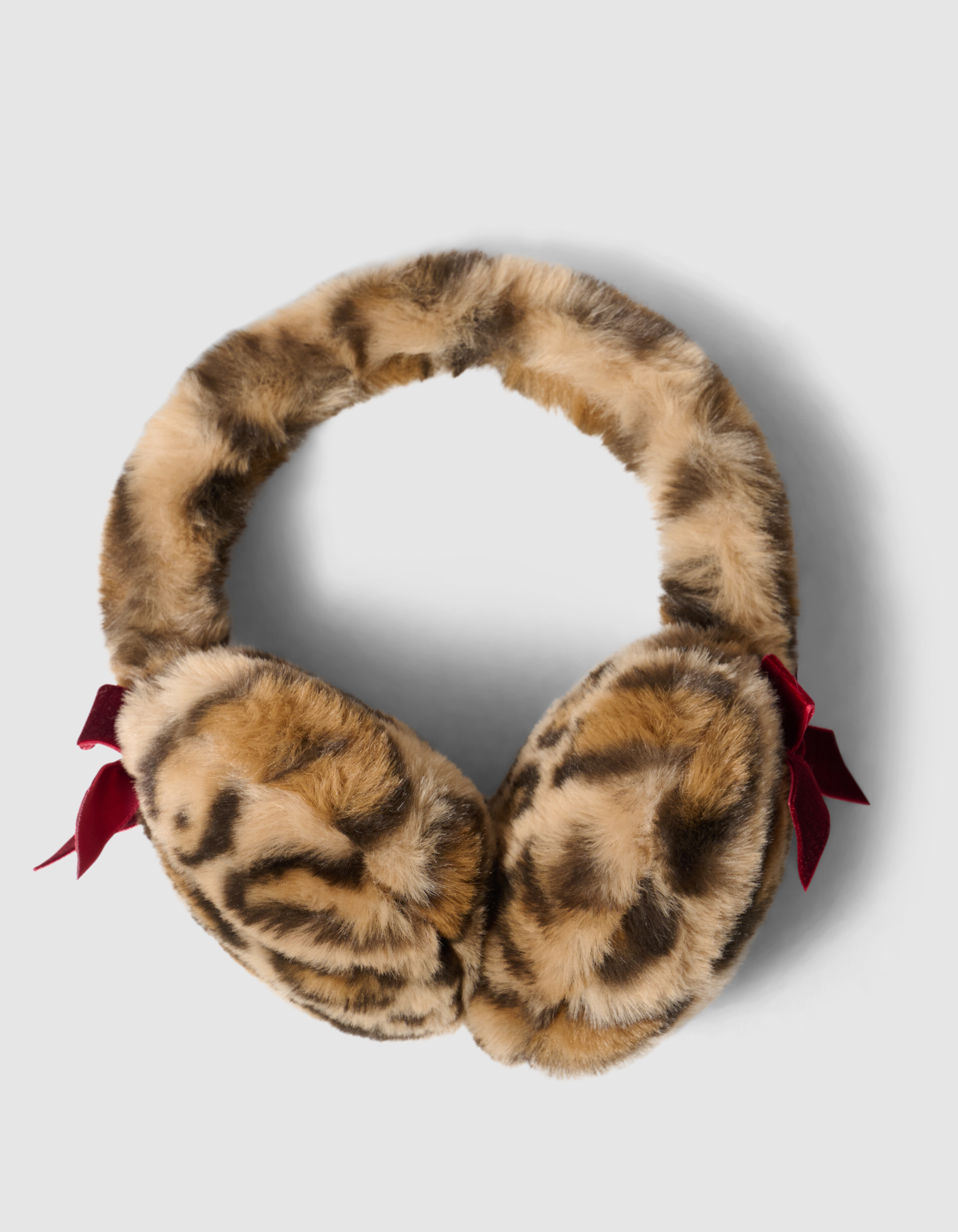Leopard Ohrenw&auml;rmer Braun SHOEBY ACCESSOIRES