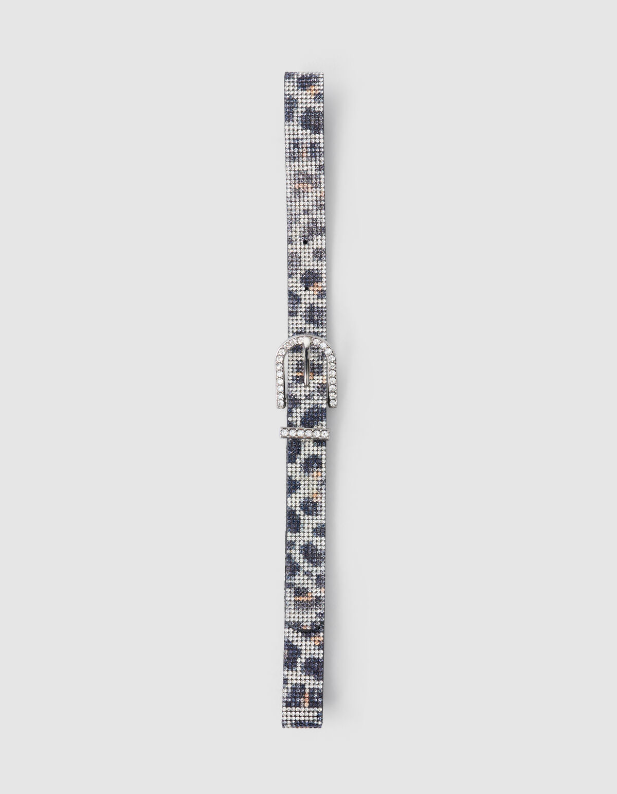 Strass Leopard Gürtel Silber SHOEBY ACCESSOIRES