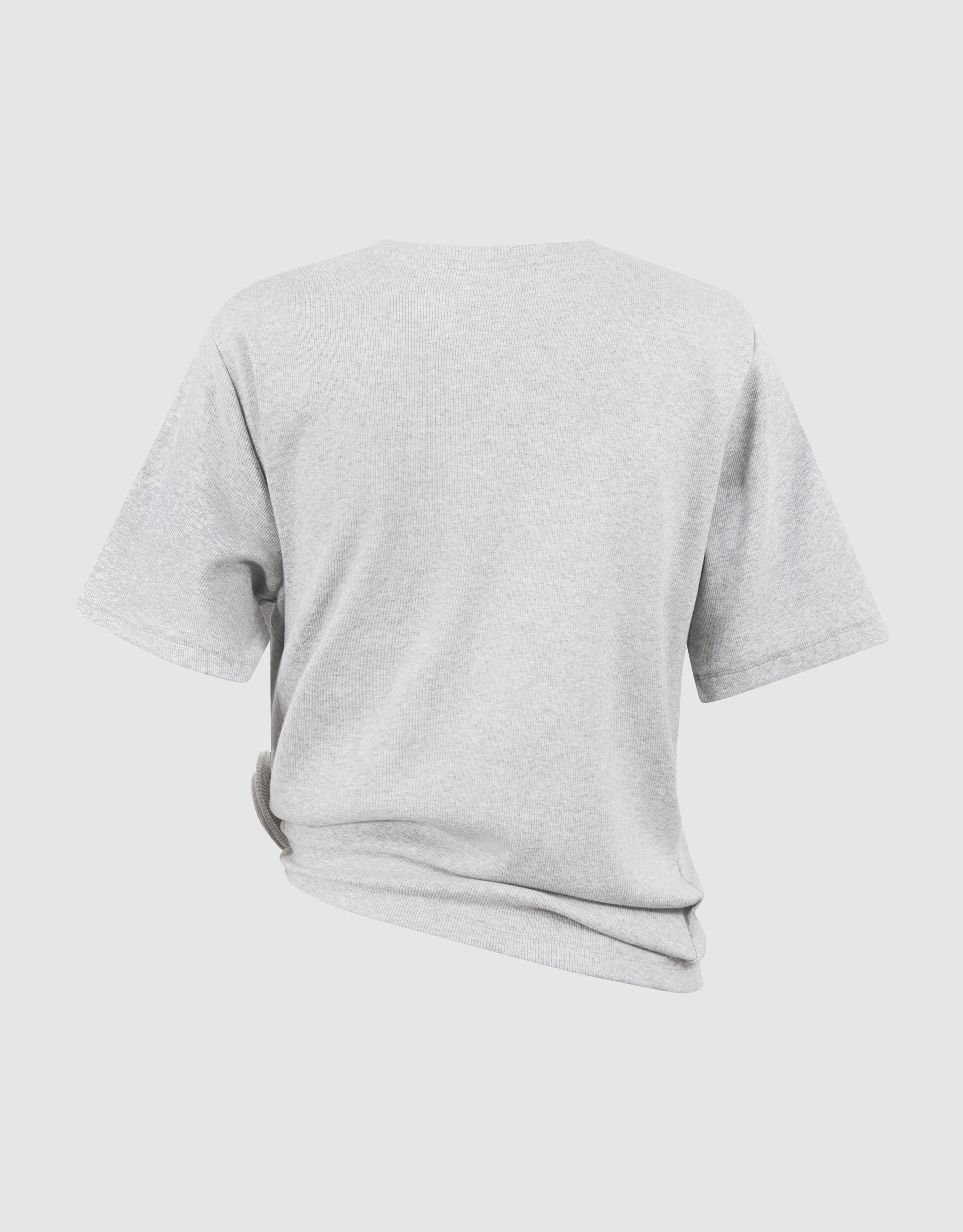 Knoten T-Shirt Hellgrau Von Mieke SHOEBY WOMEN