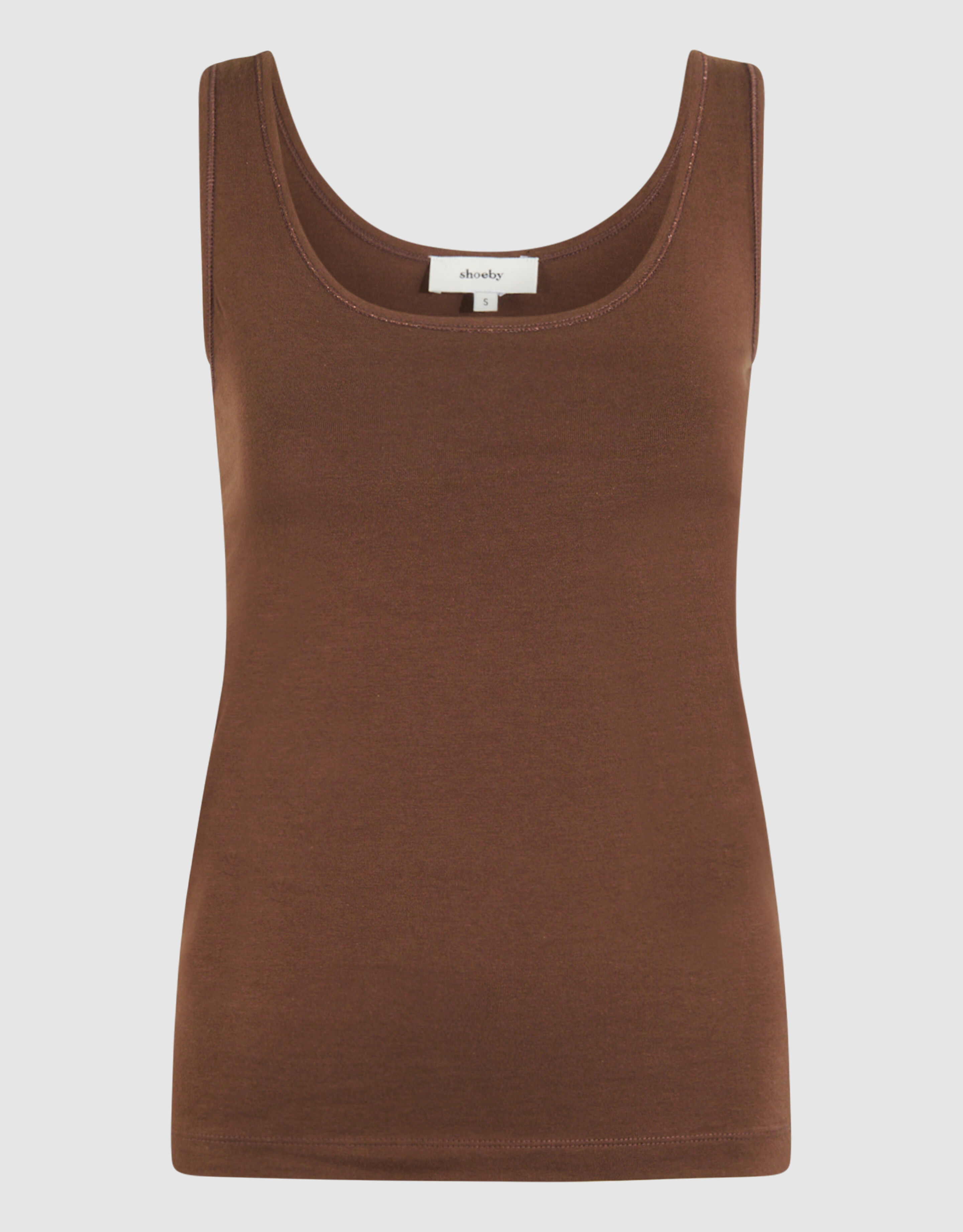 Basic Tanktop Hellbraun SHOEBY WOMEN
