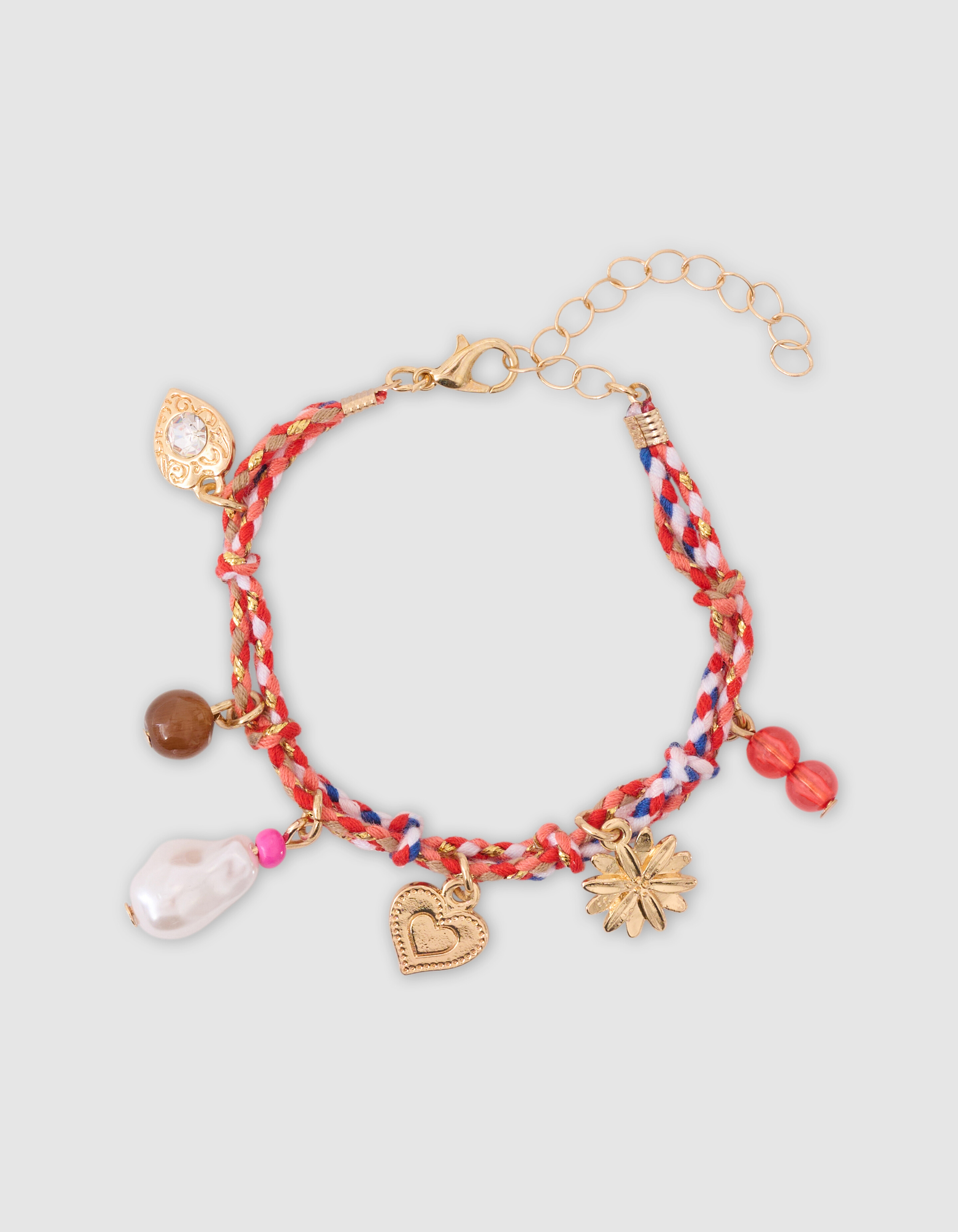 Charm-Armband Orange SHOEBY ACCESSOIRES