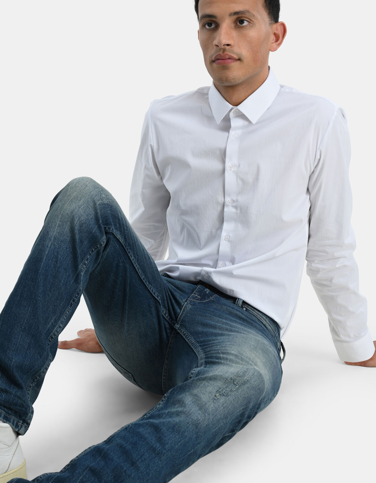 Slim Jeans Blau Getönt Länge 34 SHOEBY MEN