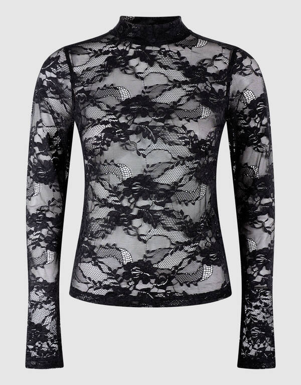 Spitzen Top Schwarz SHOEBY WOMEN
