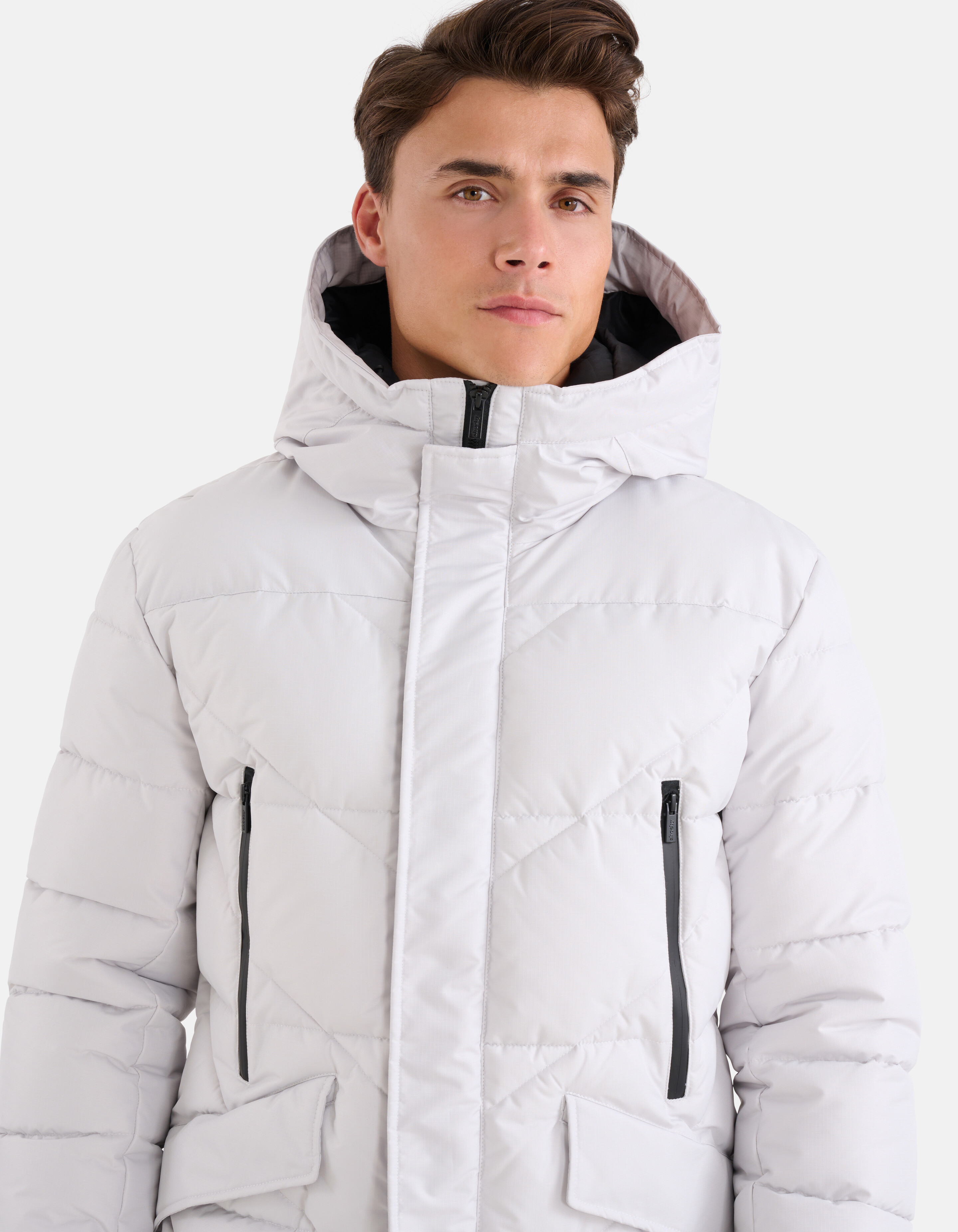 Steppjacke Hellgrau SHOEBY MEN