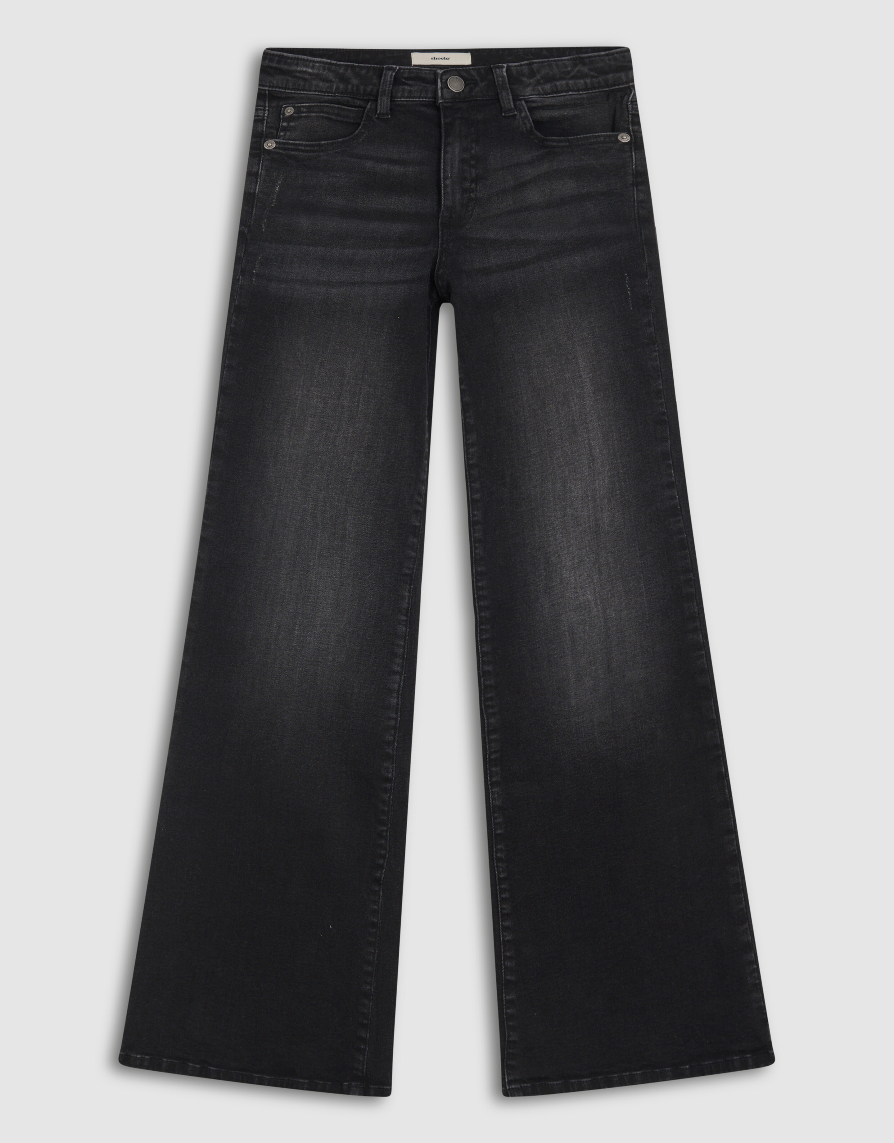 Flared Fit Jeans Schwarz SHOEBY GIRLS