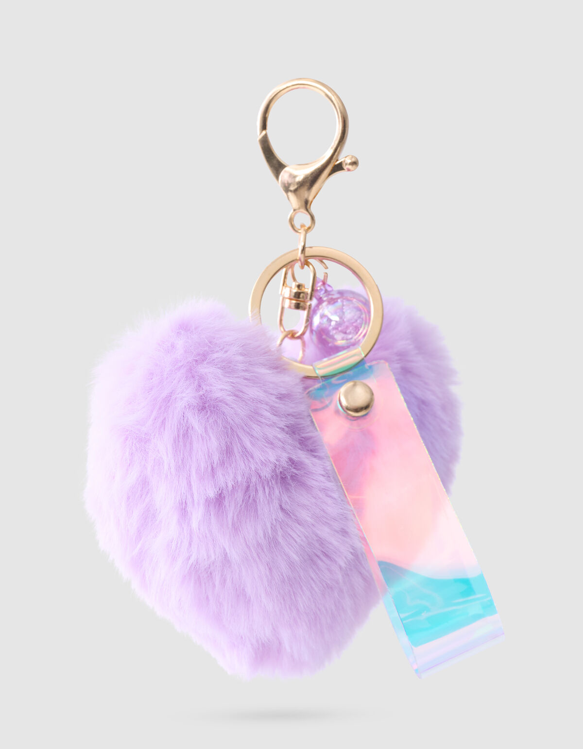 Pelz Schlüsselanhänger Hellviolett SHOEBY ACCESSOIRES