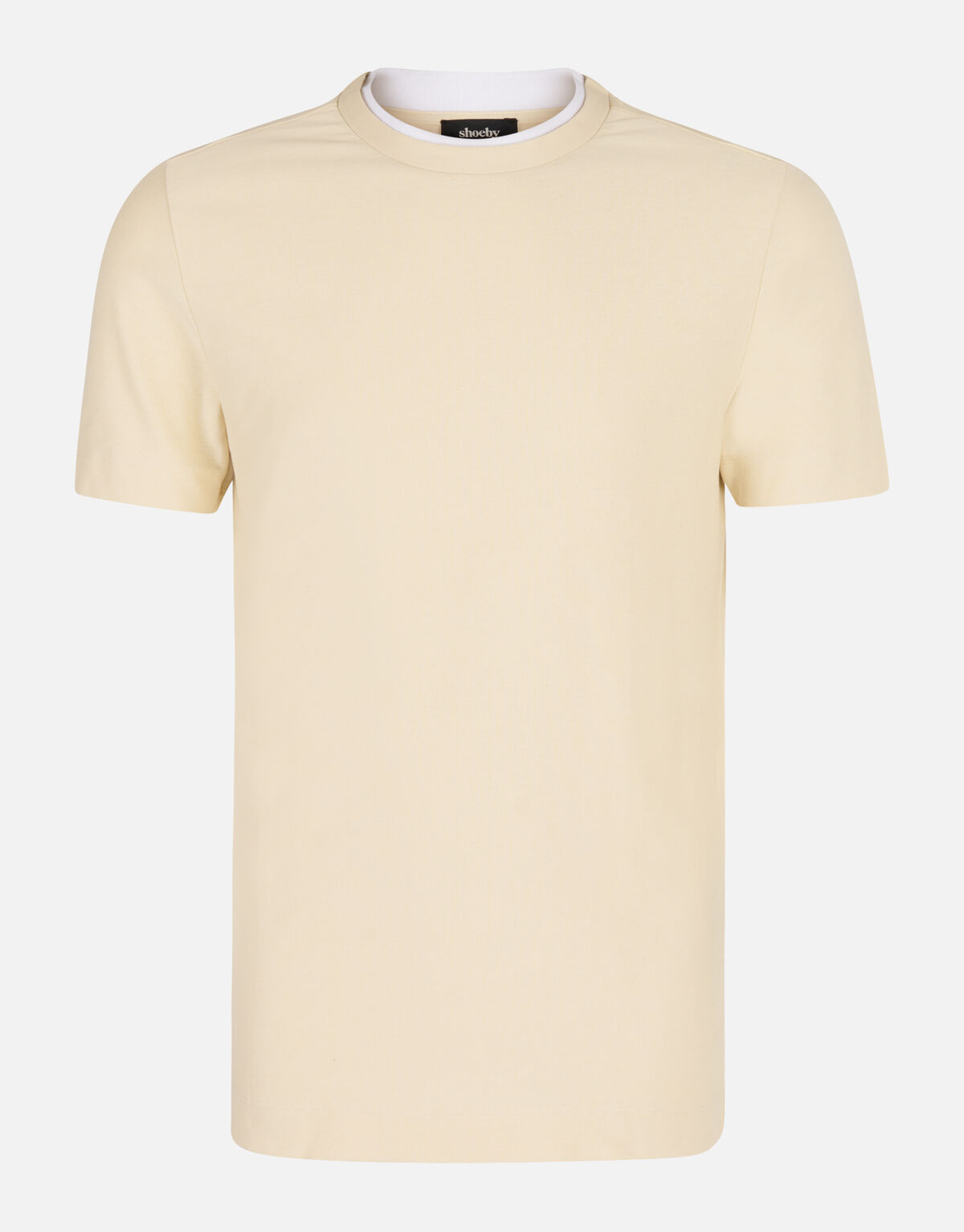 Doppellagiges T-shirt Beige SHOEBY MEN
