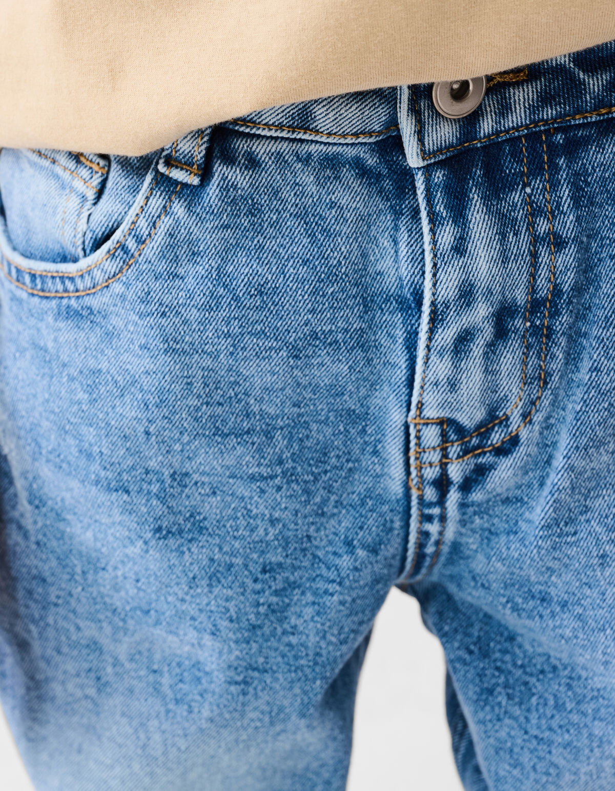 Baggy Fit Jeans Dunkelblau SHOEBY BOYS