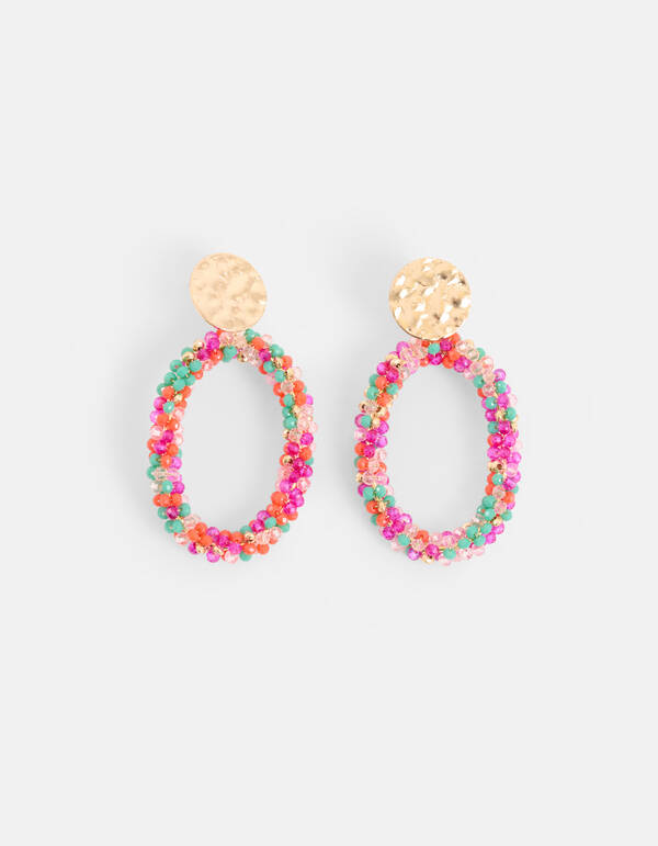 Bunte Perlenohrringe SHOEBY ACCESSOIRES