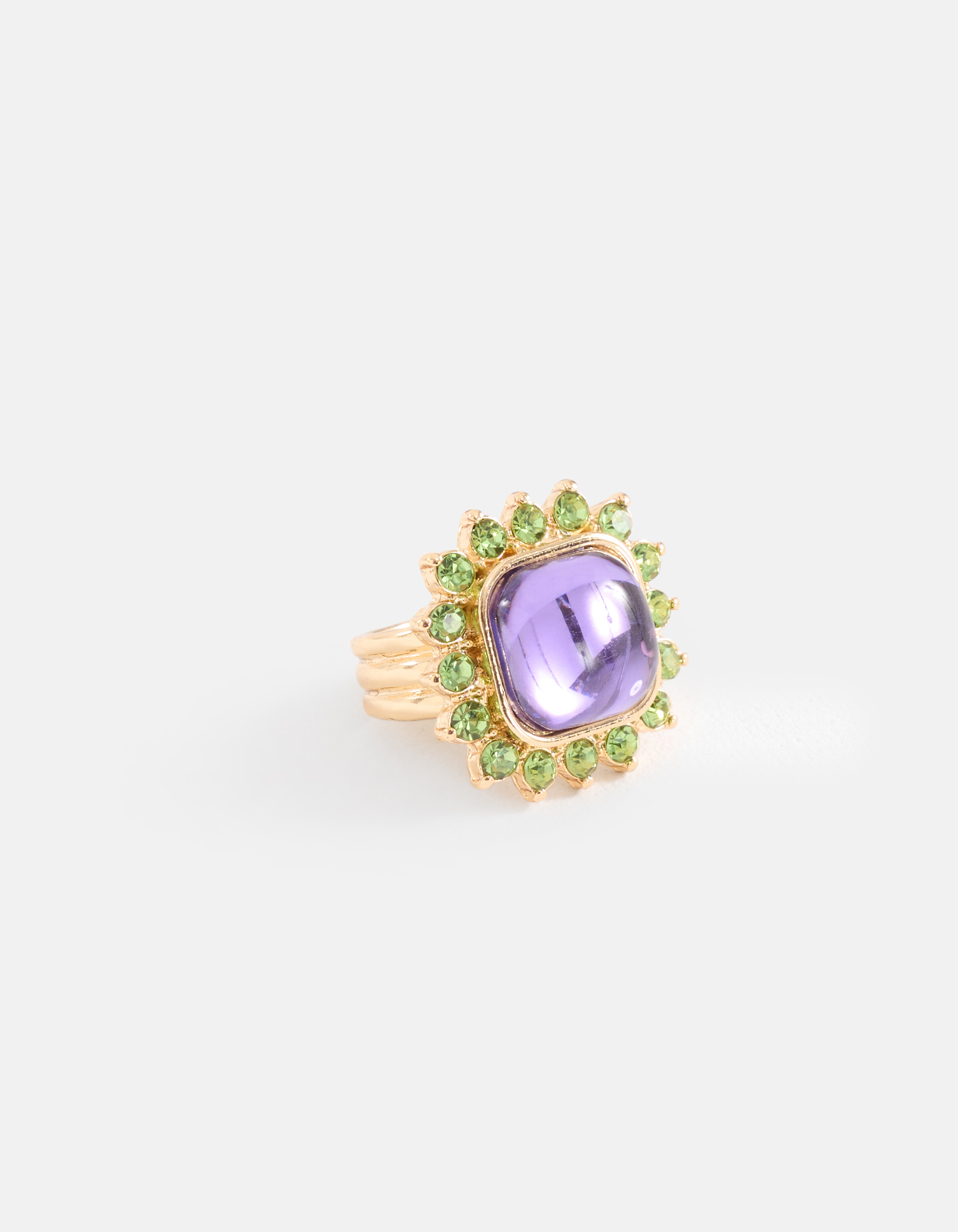 Farbiger Ring Gold SHOEBY ACCESSOIRES