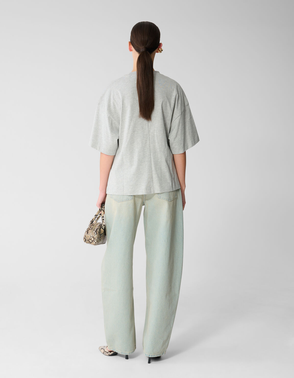 Baggy Fit Jeans Gebleicht SHOEBY WOMEN