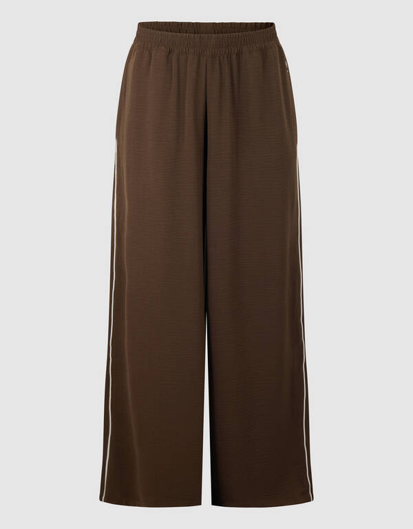 Twist Piping Hose mit weitem Bein Braun SHOEBY WOMEN