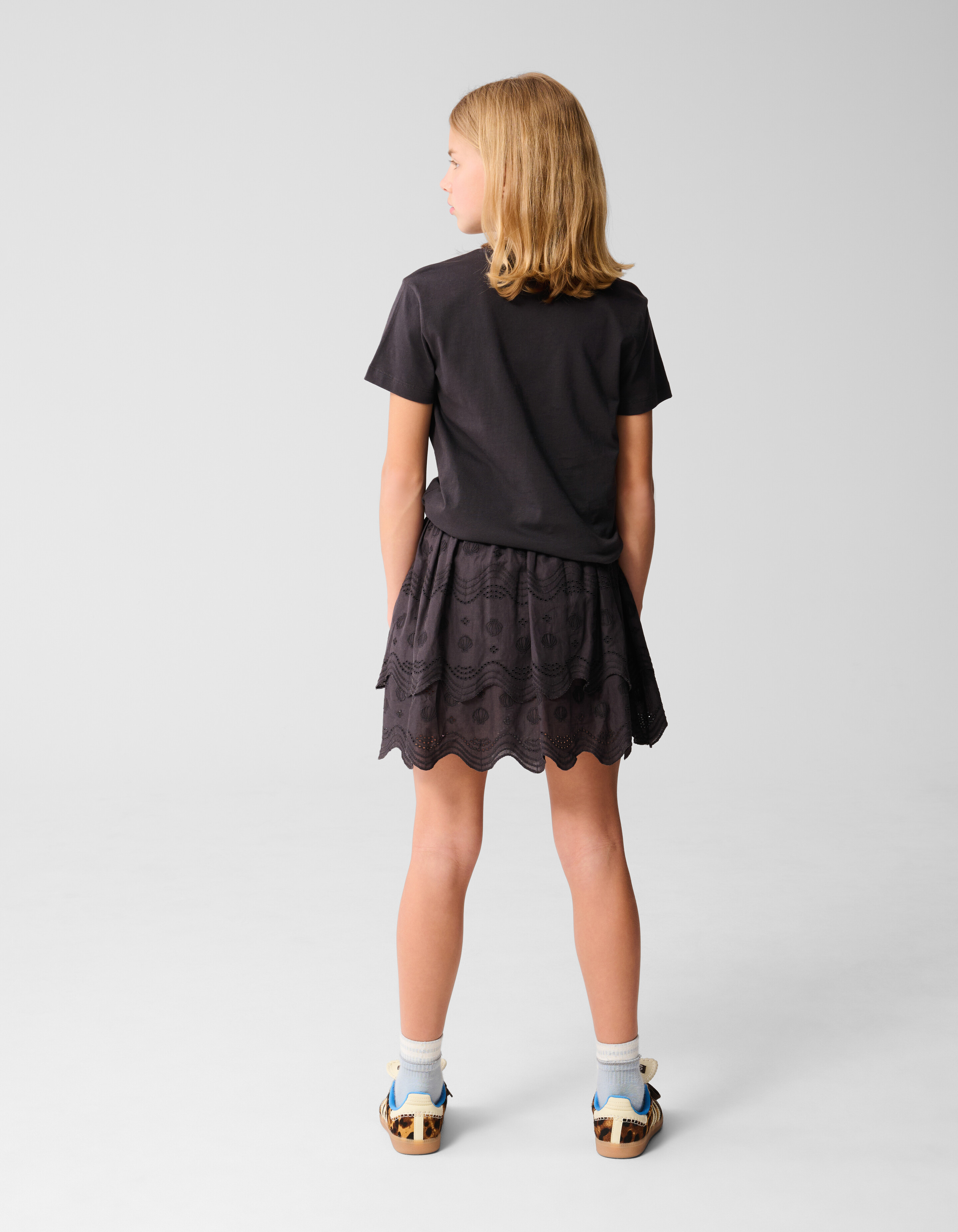 Surf Club Artwork T-shirt Dunkelgrau SHOEBY GIRLS