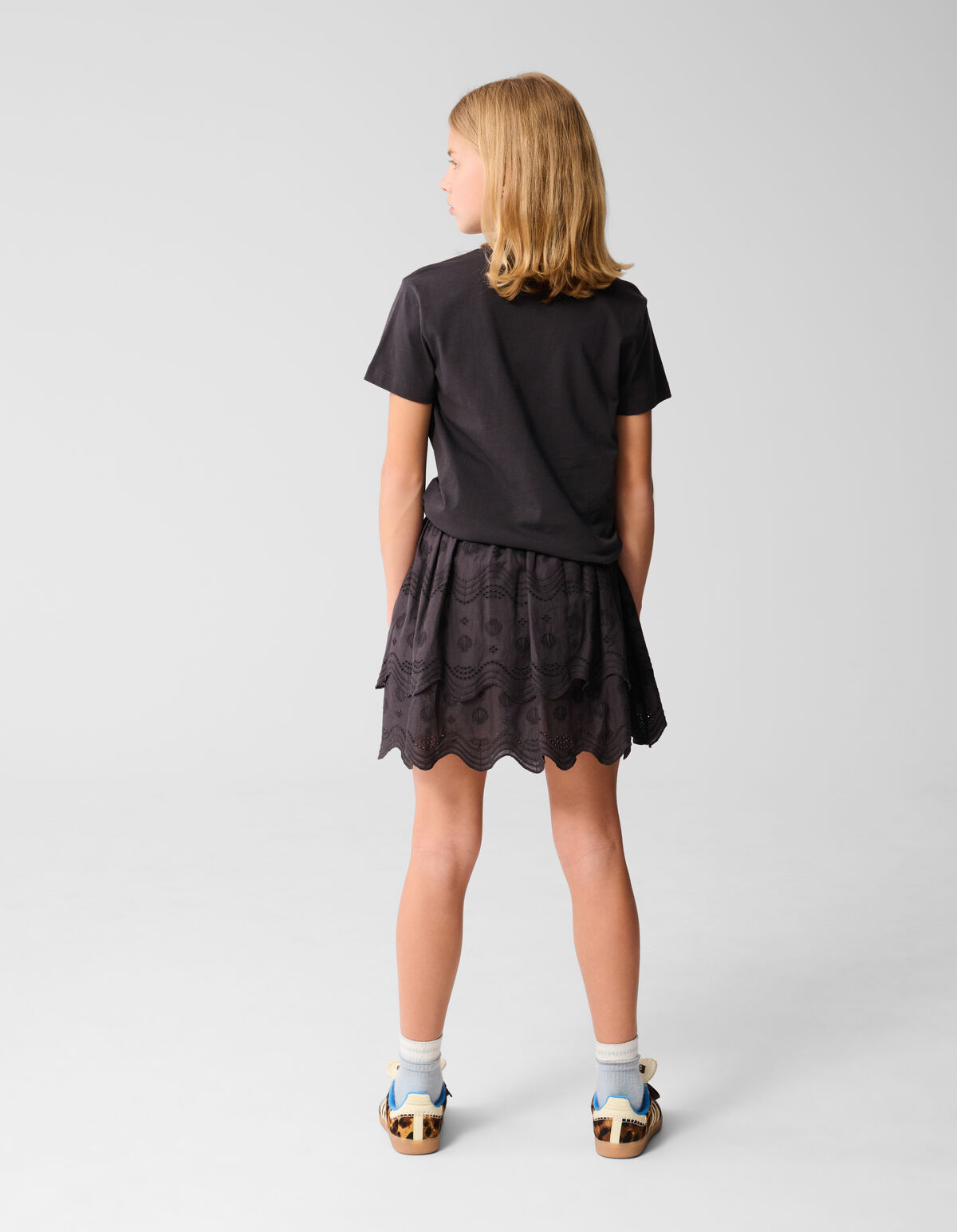 Surf Club Artwork T-shirt Dunkelgrau SHOEBY GIRLS