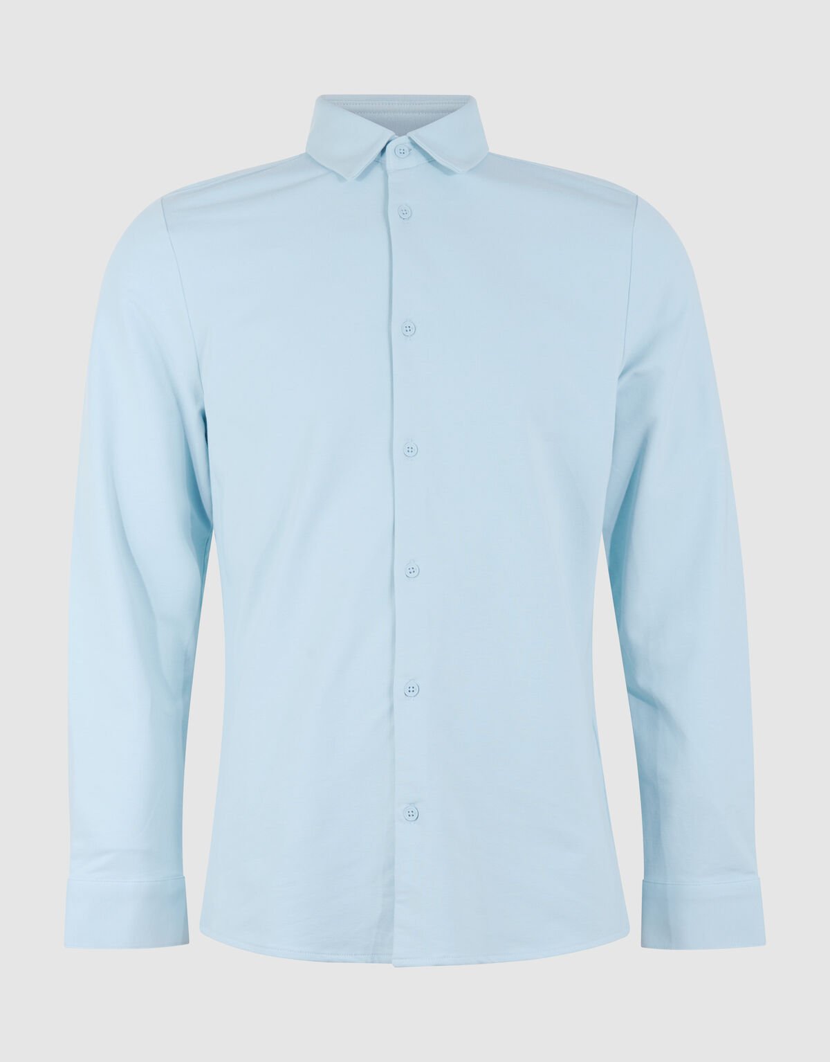 Langarm-T-Shirt aus Jersey Hellblau SHOEBY MEN