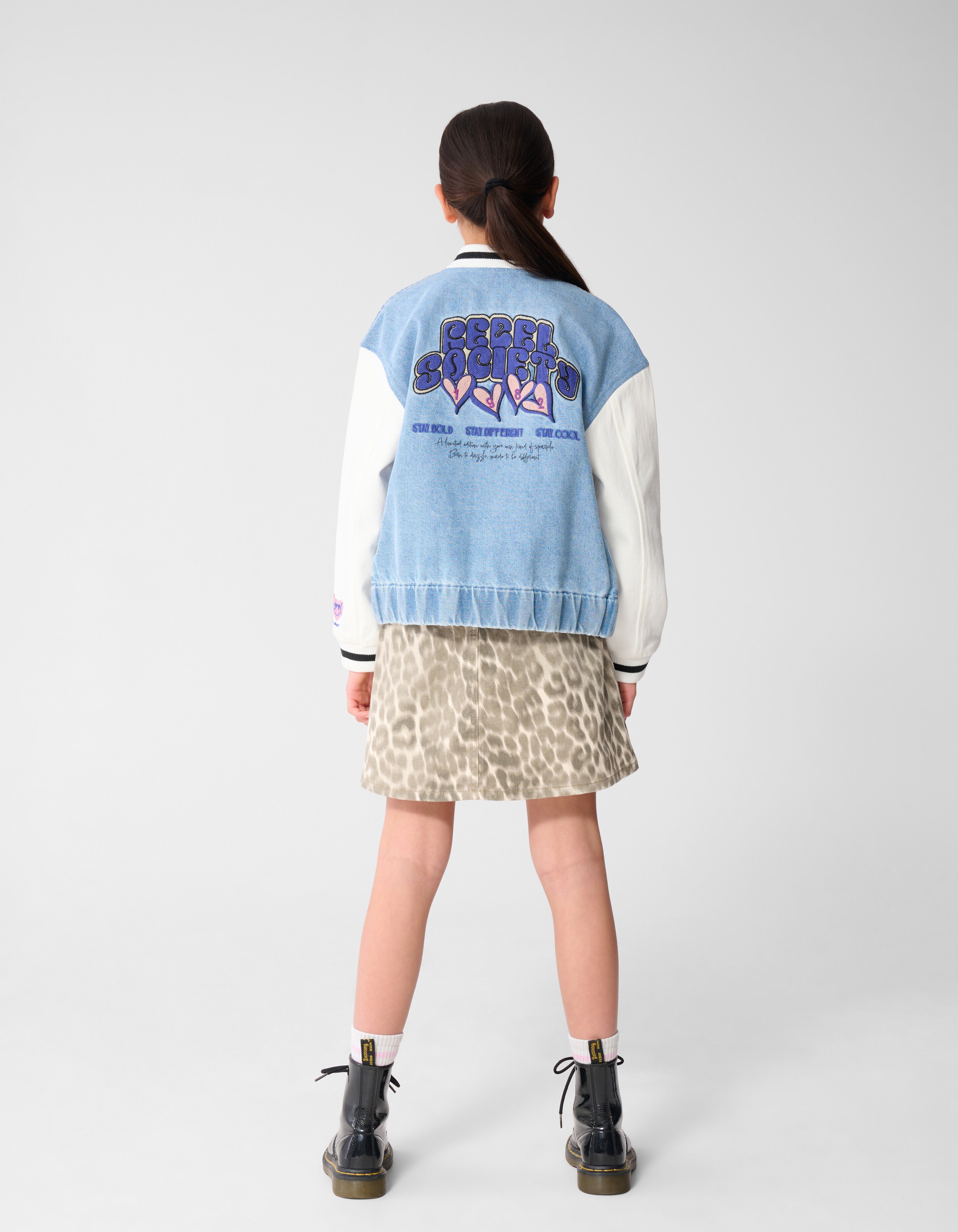 Faltenrock Mini Leopard Hellbraun SHOEBY GIRLS