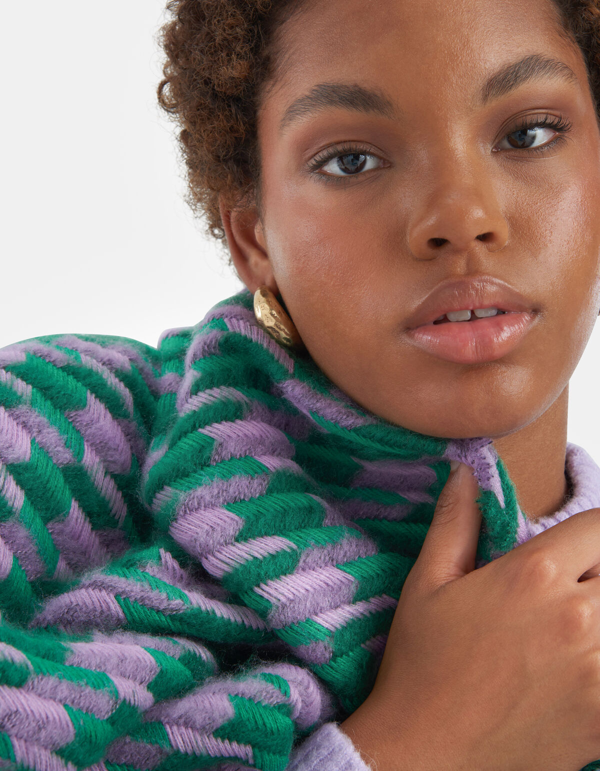 Pied De Poule Wintersjaal ACCESSOIRES SHOEBY