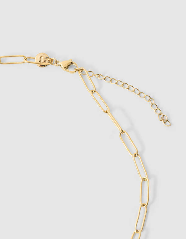 Herz-Halskette Braun/Gold SHOEBY ACCESSOIRES