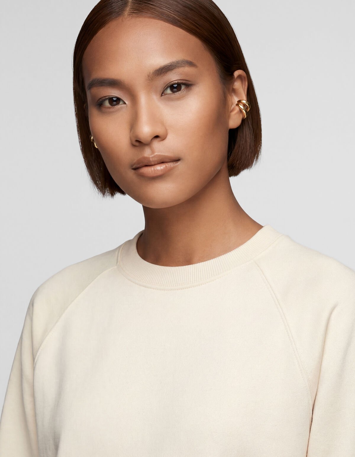 Gro&szlig;er Schulterpullover Gebrochen Wei&szlig; SHOEBY WOMEN