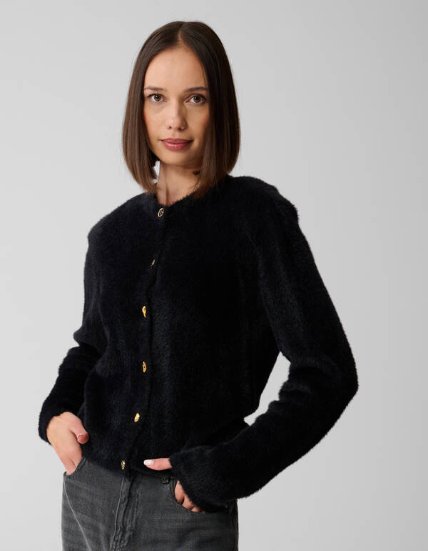 Weste mit großen Schultern, Schwarz SHOEBY WOMEN